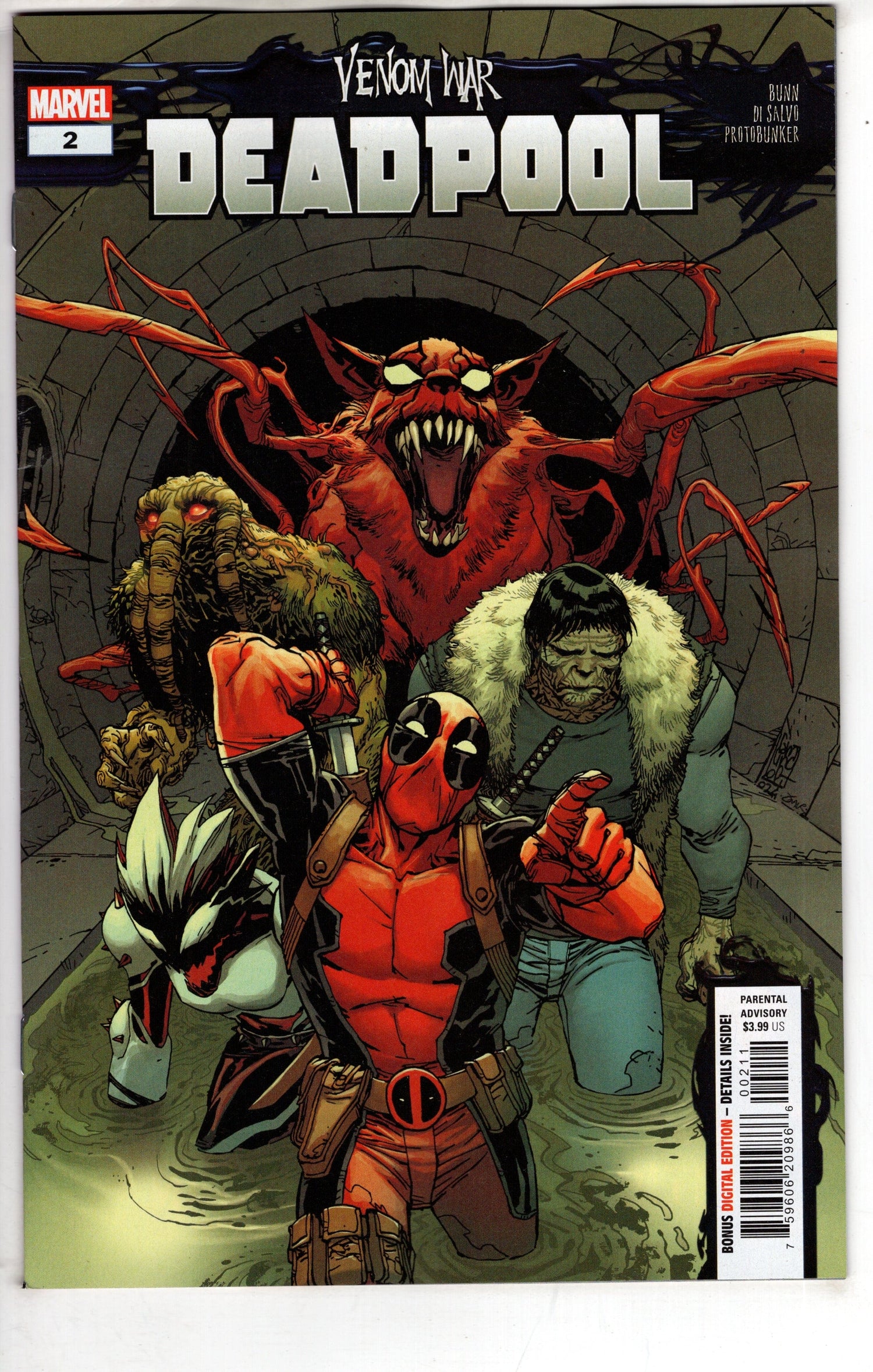 MARVEL PRH COMIC BOOK VENOM WAR DEADPOOL #2 (OF 3)