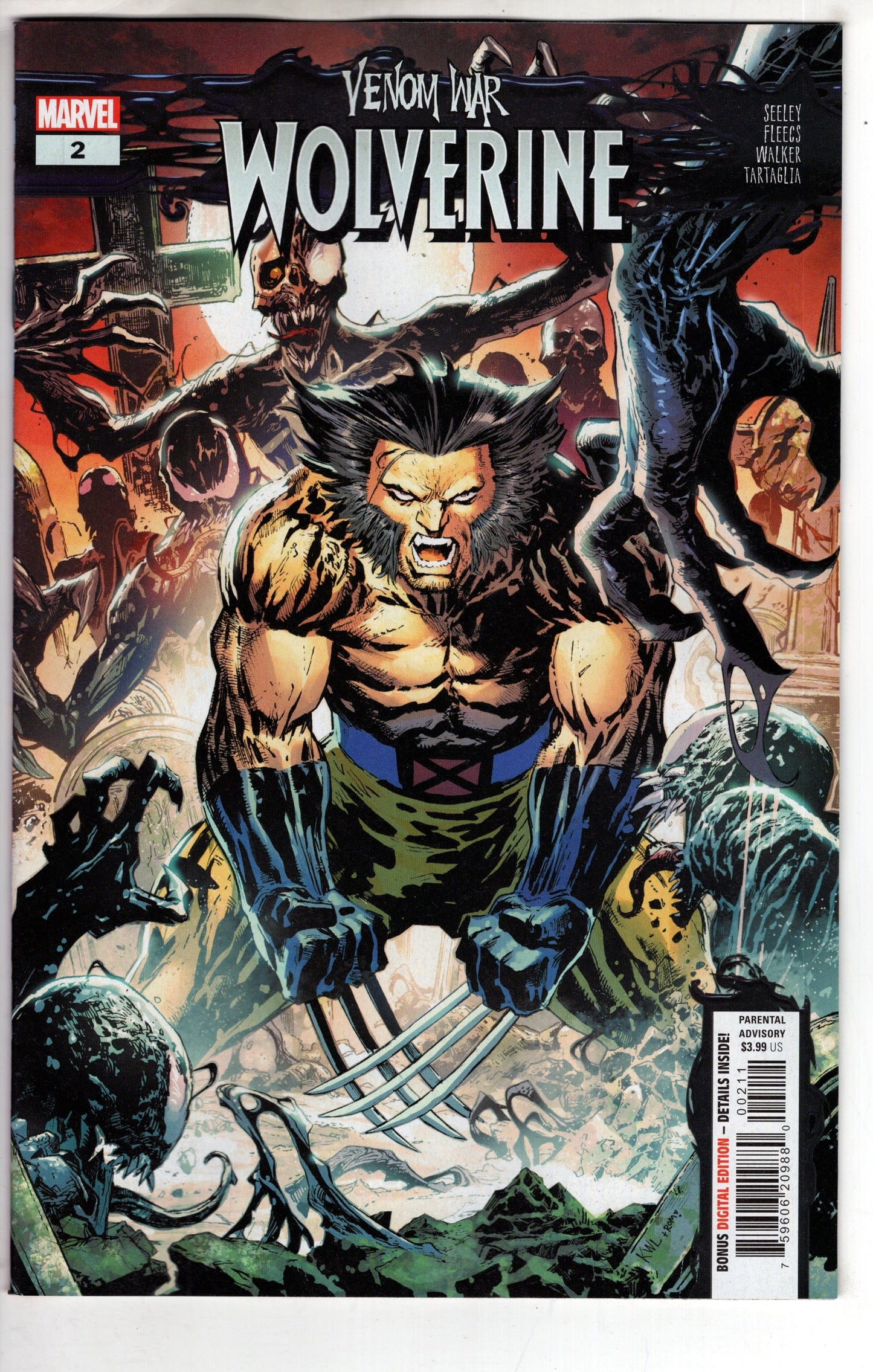 MARVEL PRH COMIC BOOK VENOM WAR WOLVERINE #2 (OF 3)