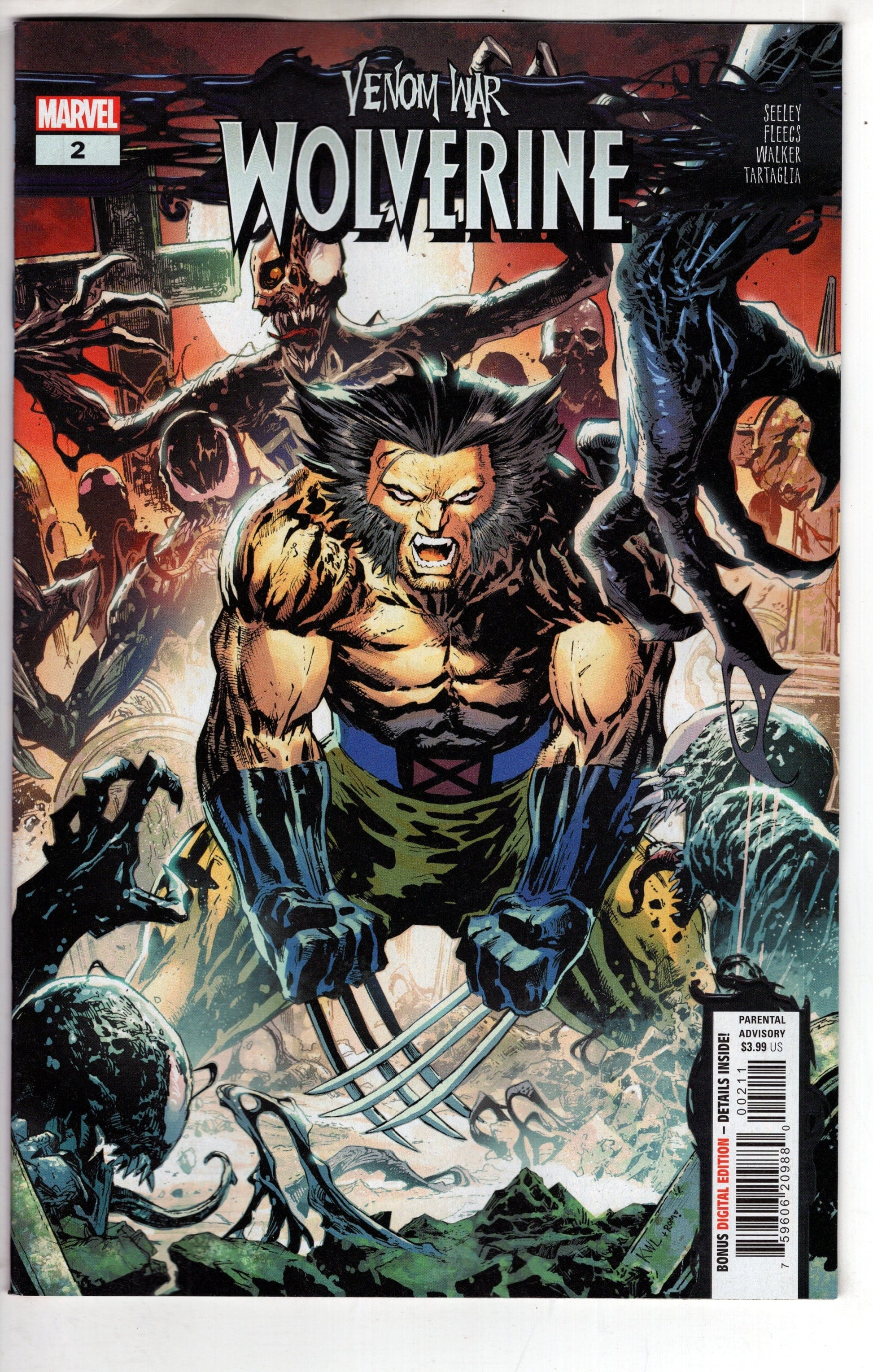 MARVEL PRH COMIC BOOK VENOM WAR WOLVERINE #2 (OF 3)