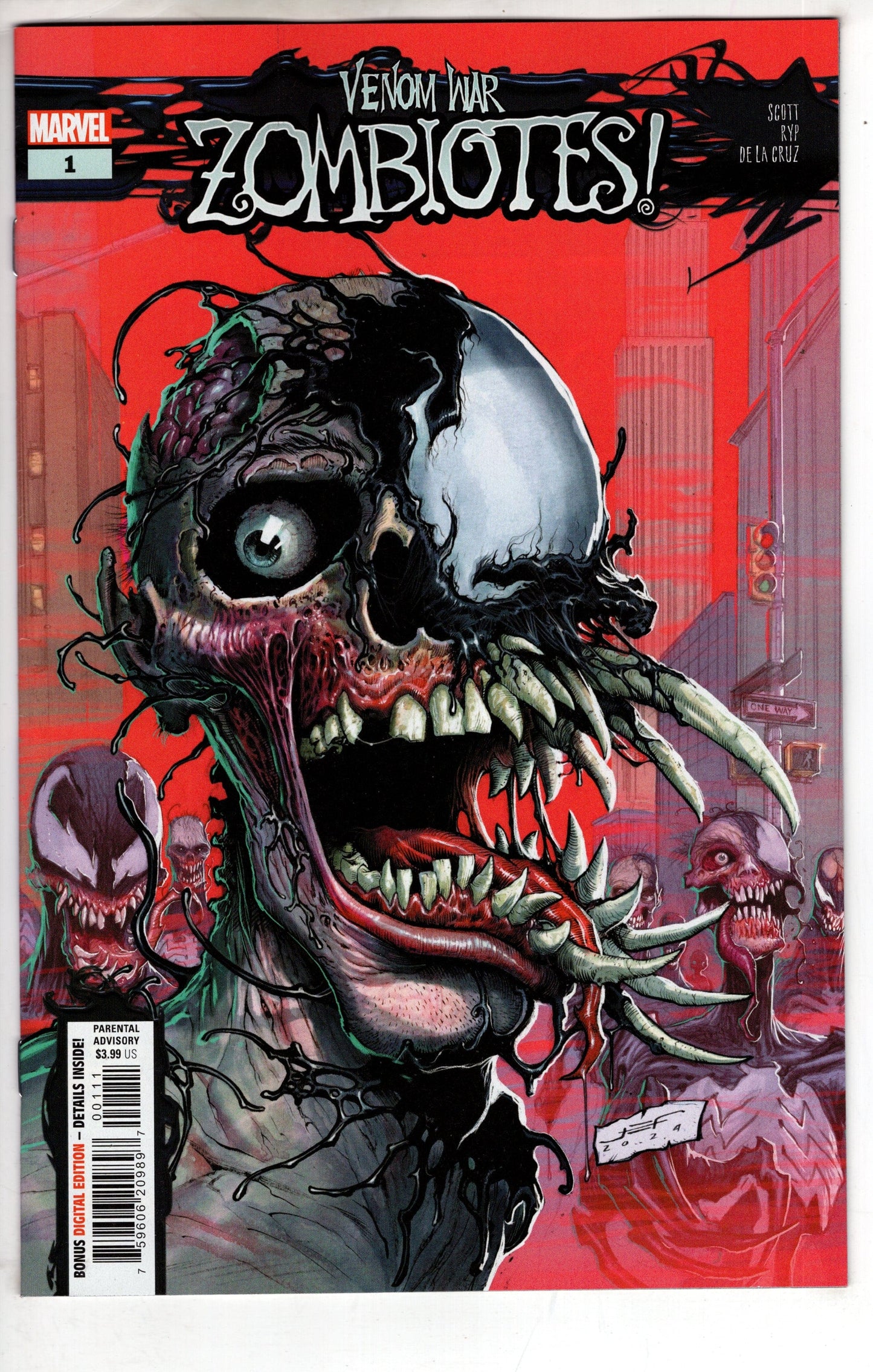 MARVEL PRH COMIC BOOK VENOM WAR ZOMBIOTES #1 (OF 3)