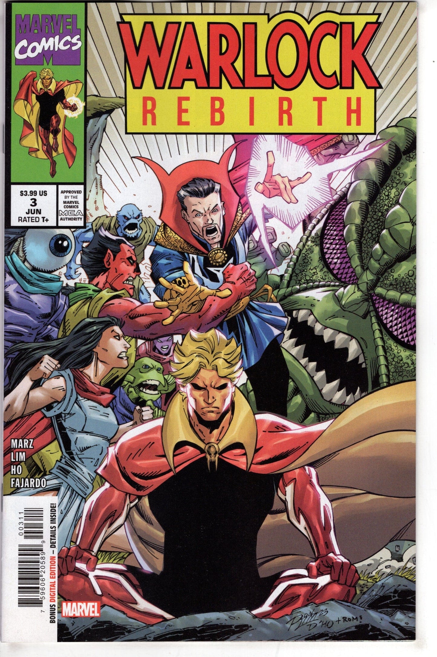 MARVEL PRH COMIC BOOK WARLOCK REBIRTH #3 (OF 5)