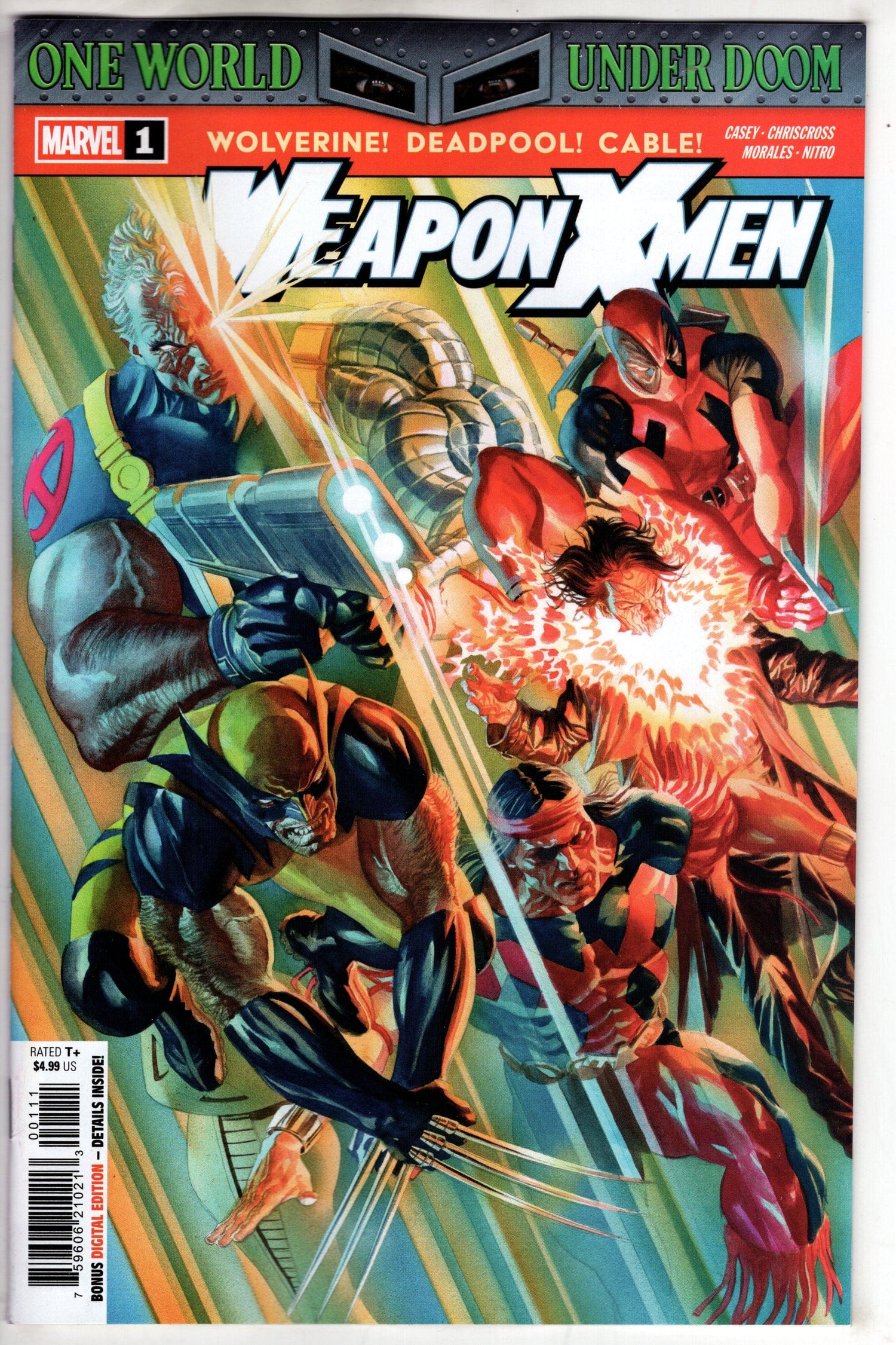 MARVEL PRH COMIC BOOK WEAPON X-MEN #1 (OF 5)