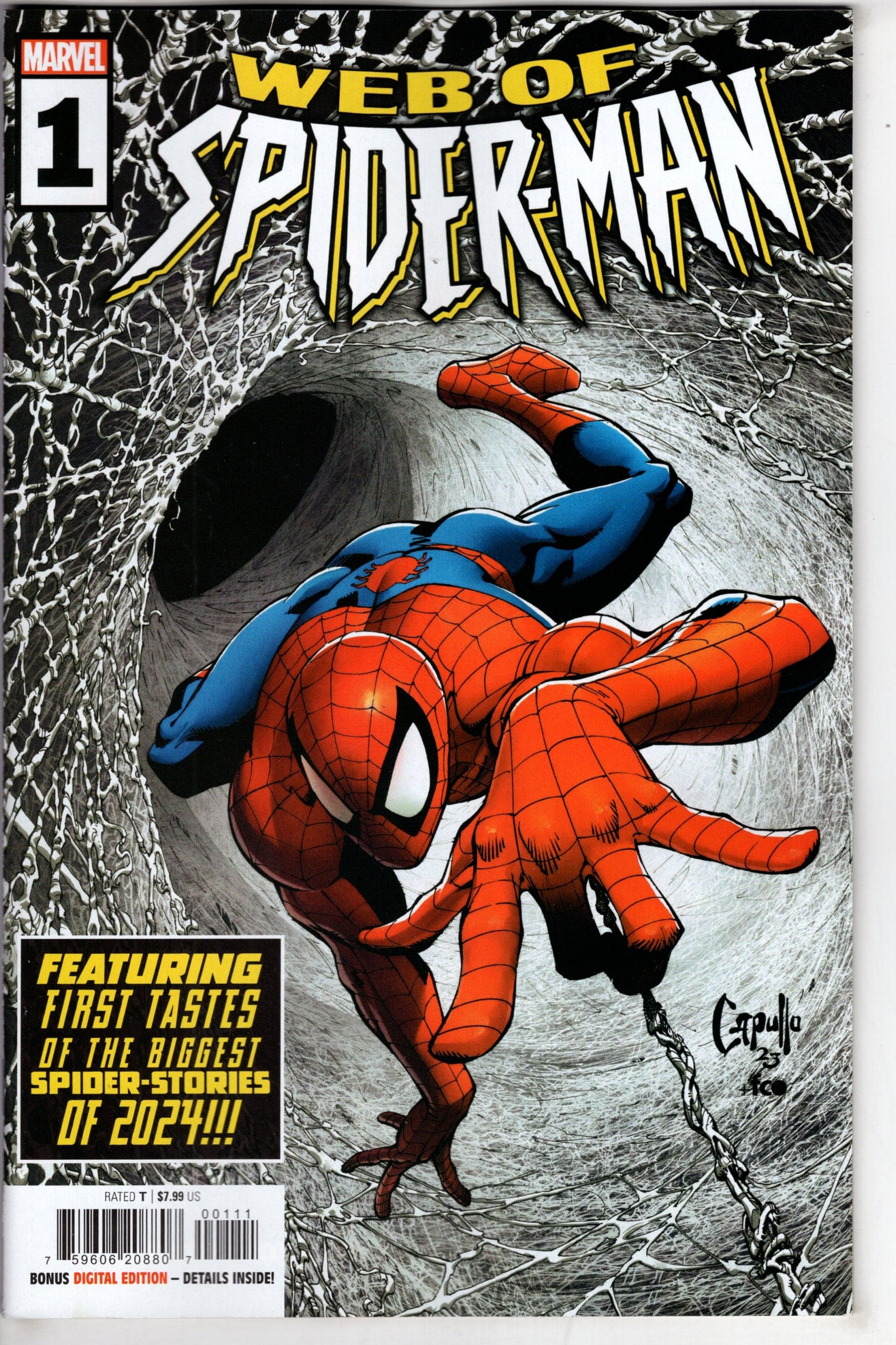 MARVEL PRH COMIC BOOK WEB OF SPIDER-MAN #1