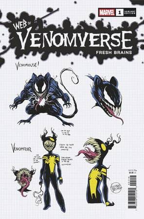 MARVEL PRH COMIC BOOK WEB OF VENOMVERSE FRESH BRAINS #1 TBD ARTIST DESIGN VAR
