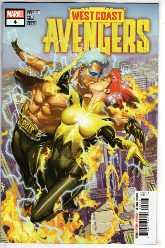 MARVEL PRH COMIC BOOK WEST COAST AVENGERS #4