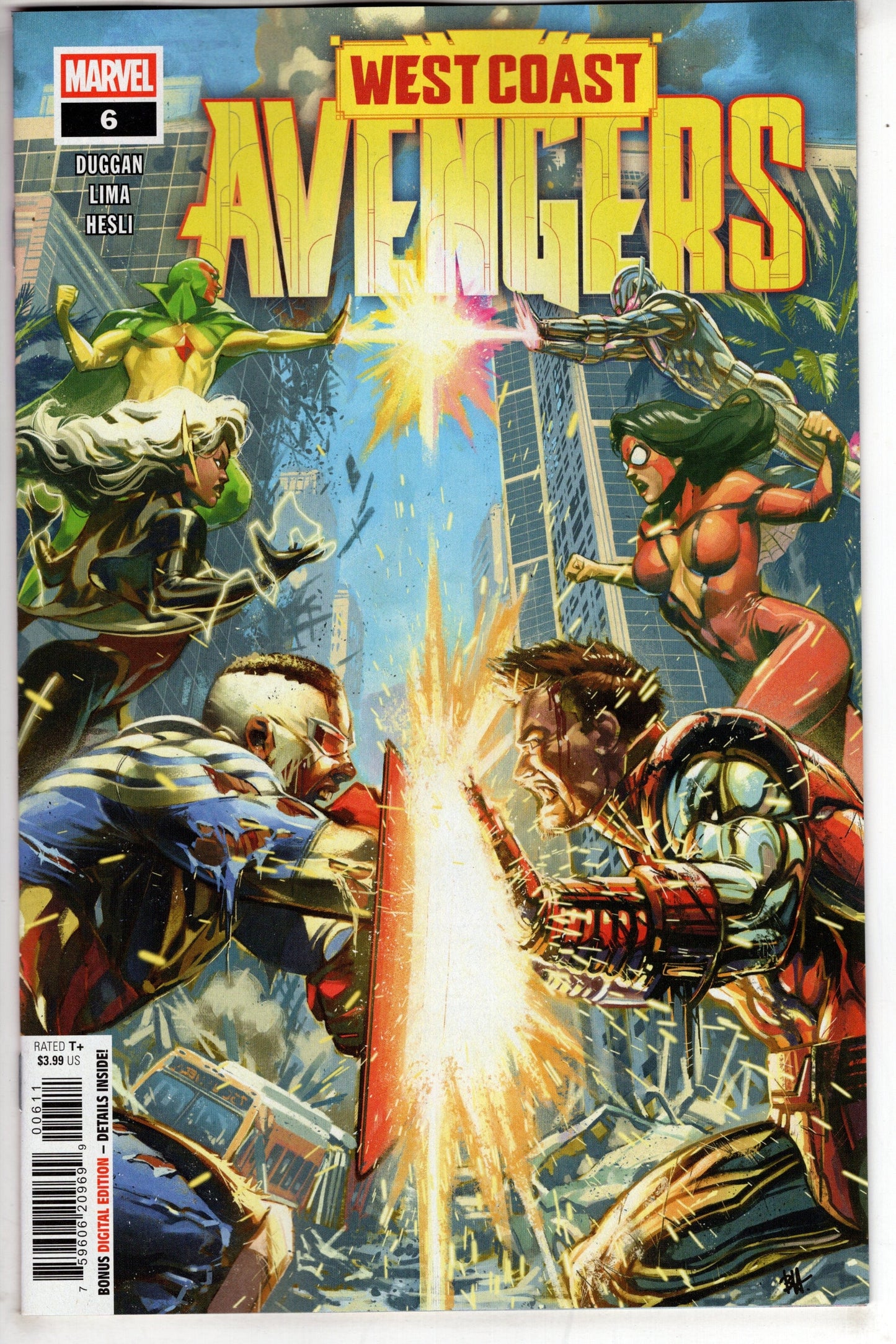 MARVEL PRH COMIC BOOK WEST COAST AVENGERS #6