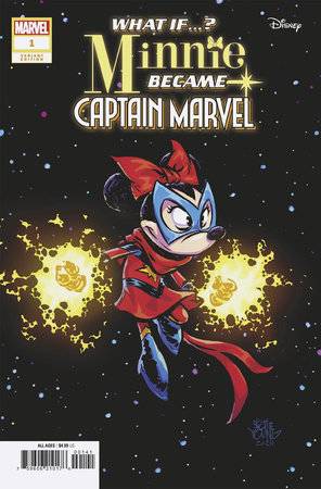 MARVEL PRH COMIC BOOK WHAT IF MINNIE BECAME CAPTAIN MARVEL #1 SKOTTIE YOUNG VAR