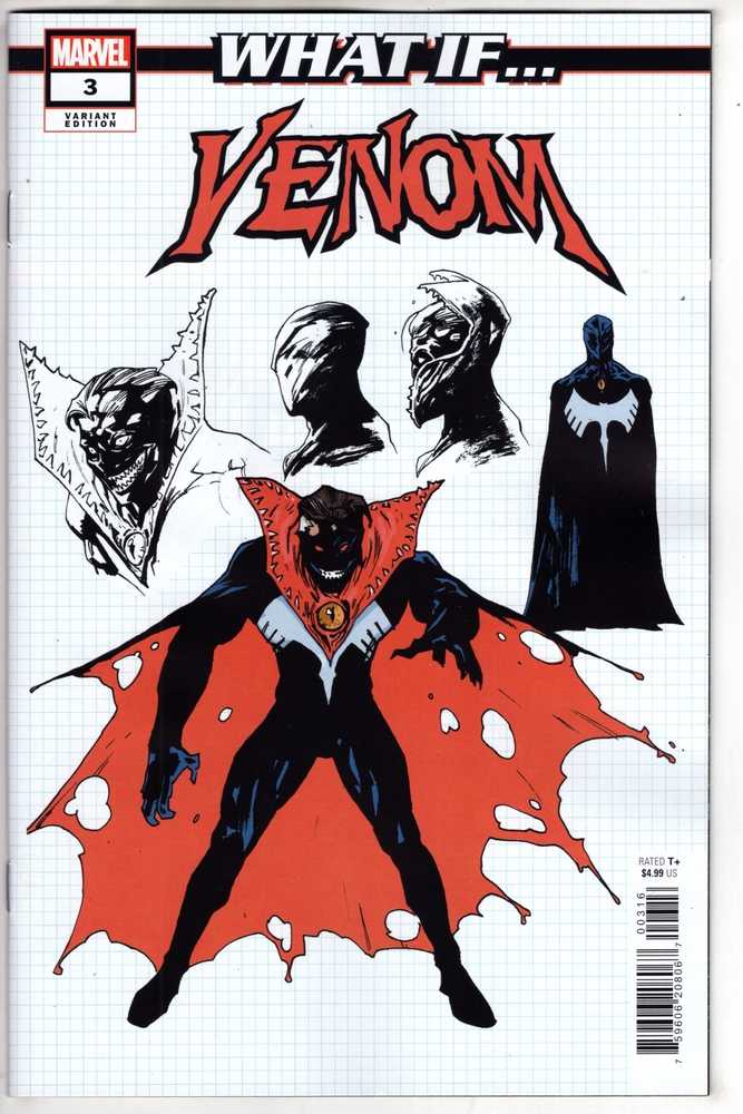 MARVEL PRH COMIC BOOK What If...? Venom #3 Jonas Scharf Design Variant