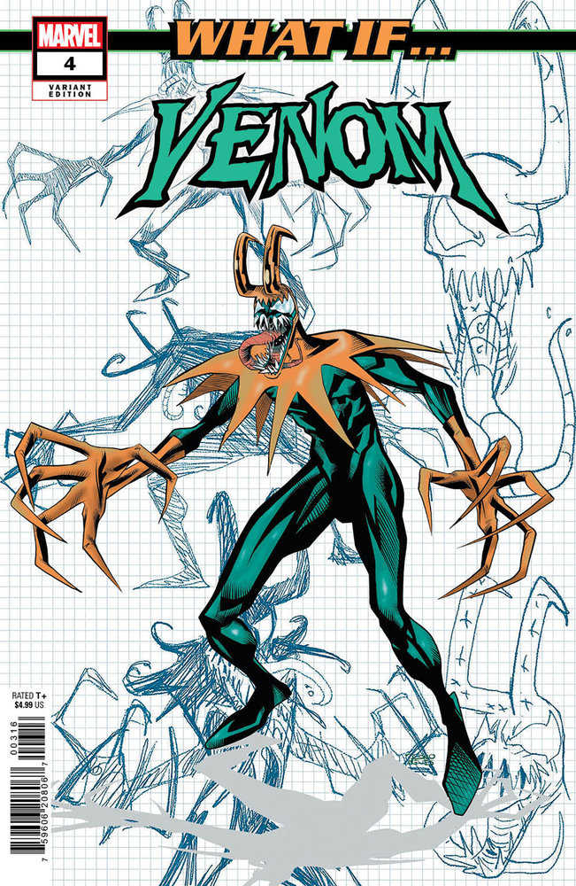 MARVEL PRH COMIC BOOK What If...? Venom #4 Diogenes Neves Design Variant