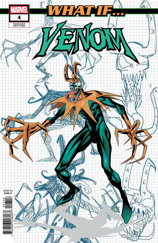 MARVEL PRH COMIC BOOK What If...? Venom #4 Diogenes Neves Design Variant