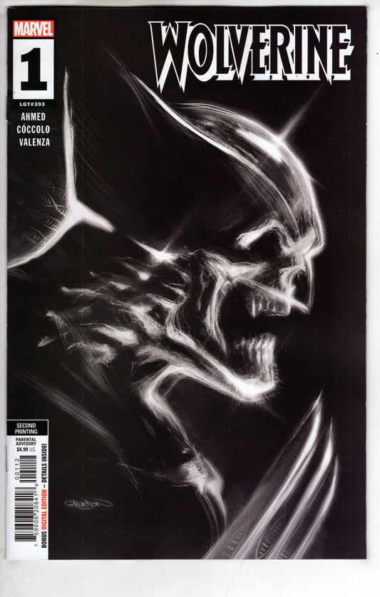 MARVEL PRH COMIC BOOK WOLVERINE #1 2ND PTG PAT GLEASON VAR