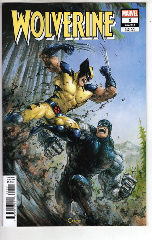 MARVEL PRH COMIC BOOK WOLVERINE #1 CLAYTON CRAIN VAR