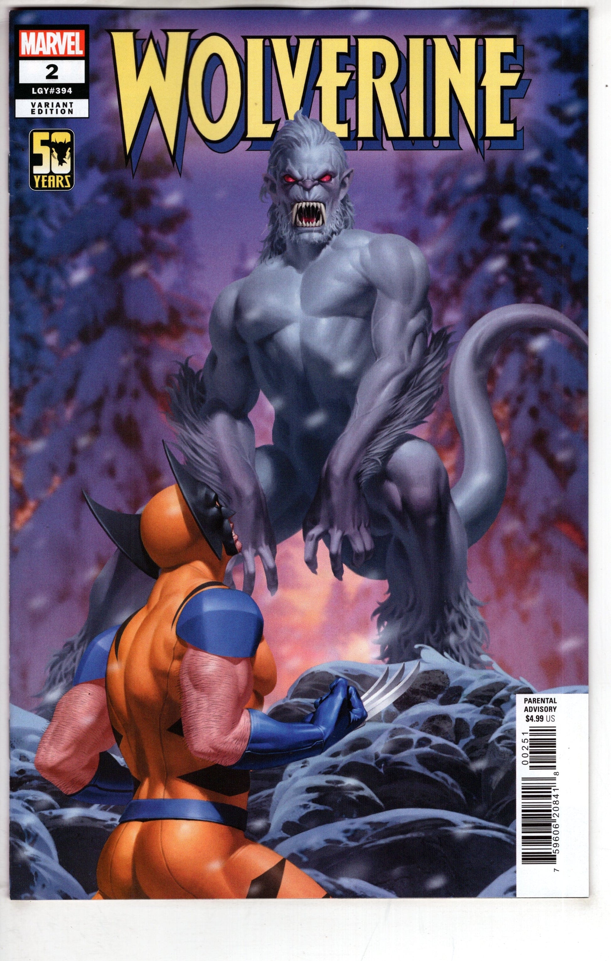 MARVEL PRH COMIC BOOK WOLVERINE #2 JUNGGEUN YOON VAR