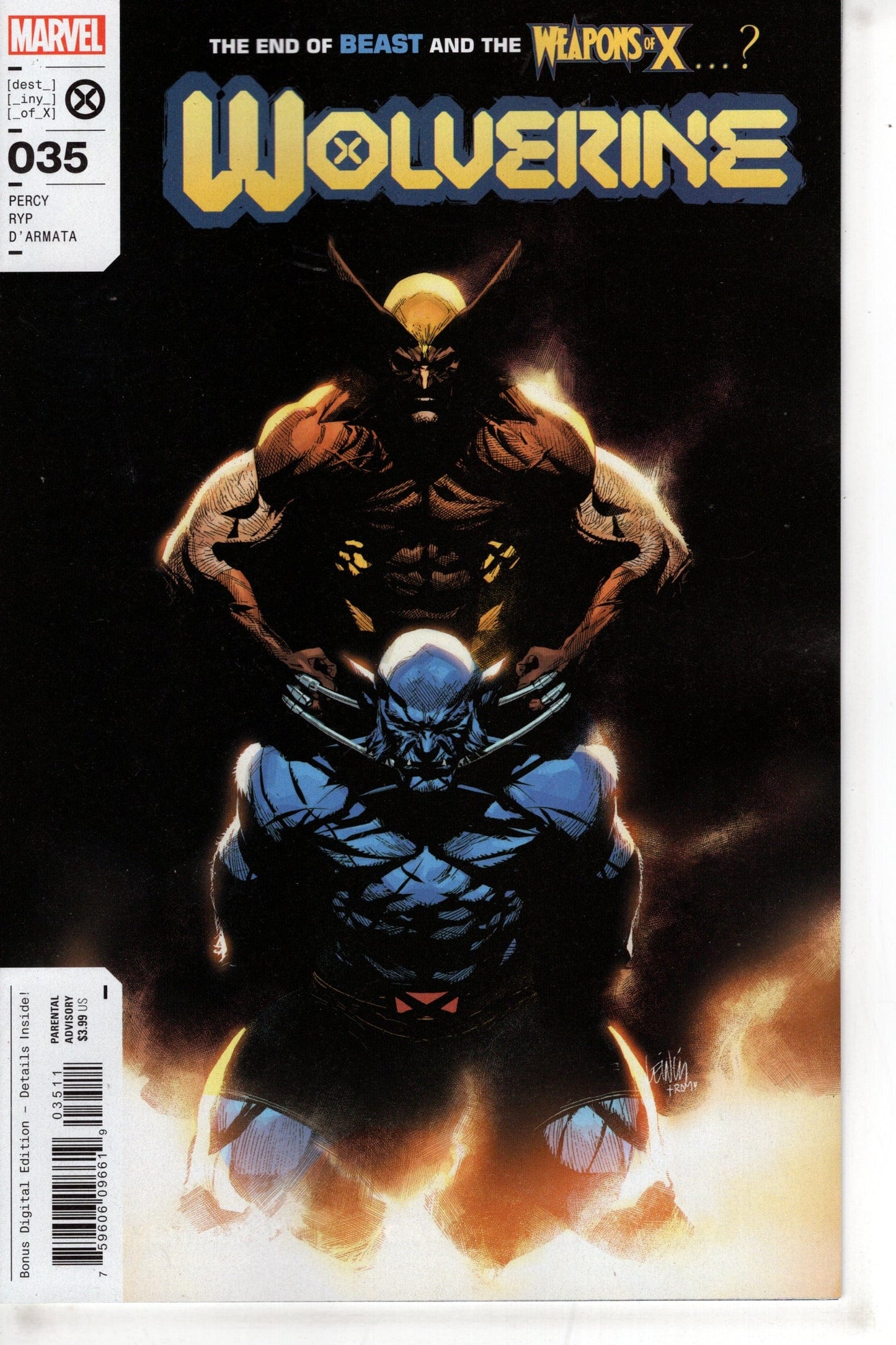 MARVEL PRH COMIC BOOK WOLVERINE #35