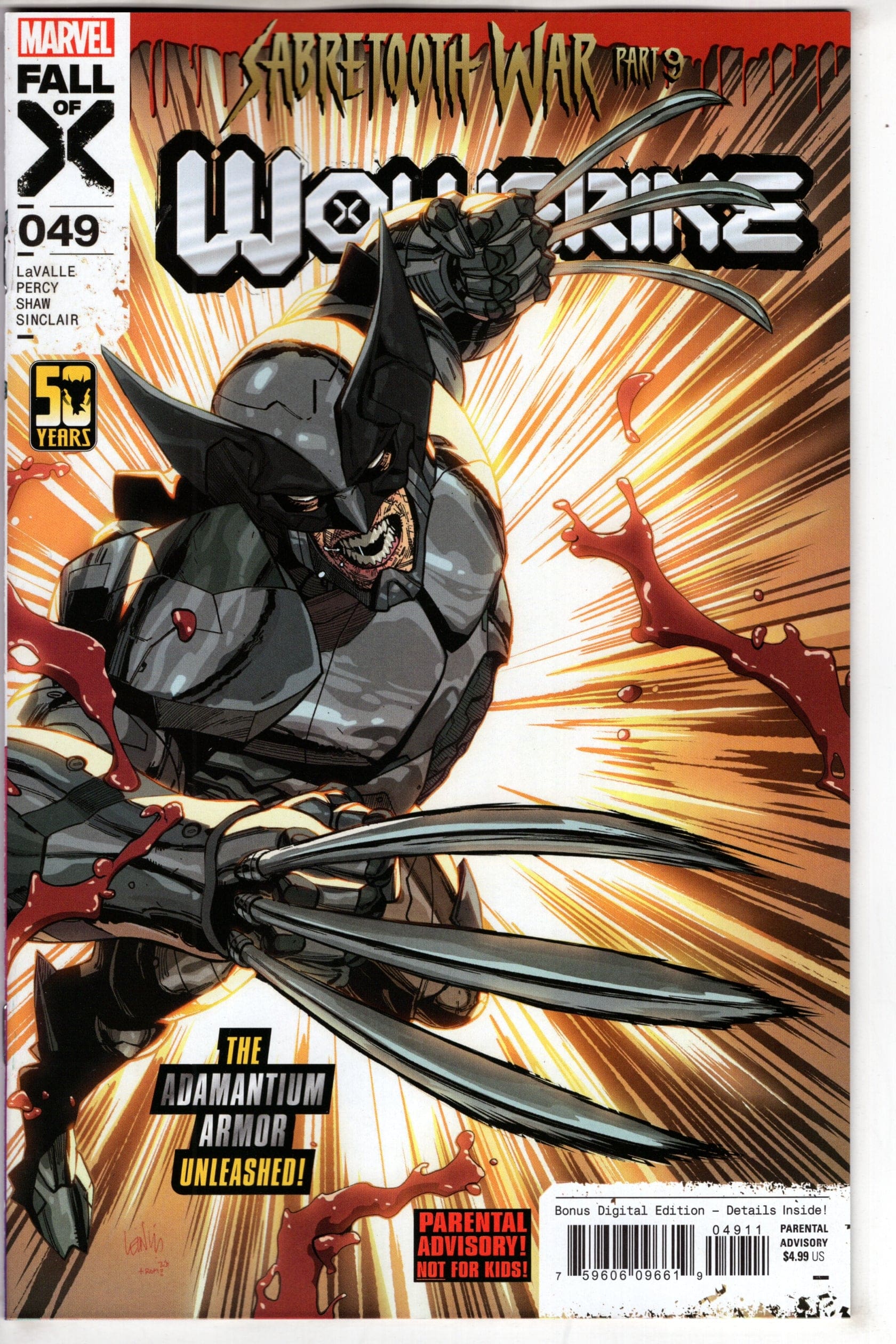 MARVEL PRH COMIC BOOK WOLVERINE #49