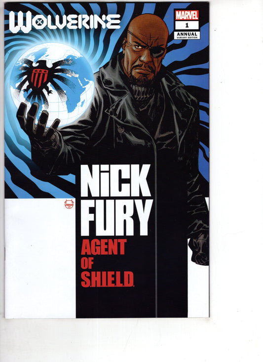 MARVEL PRH COMIC BOOK Wolverine Annual #1 Dave Johnson Nick Fury Agent Of Shield Variant [Iw]