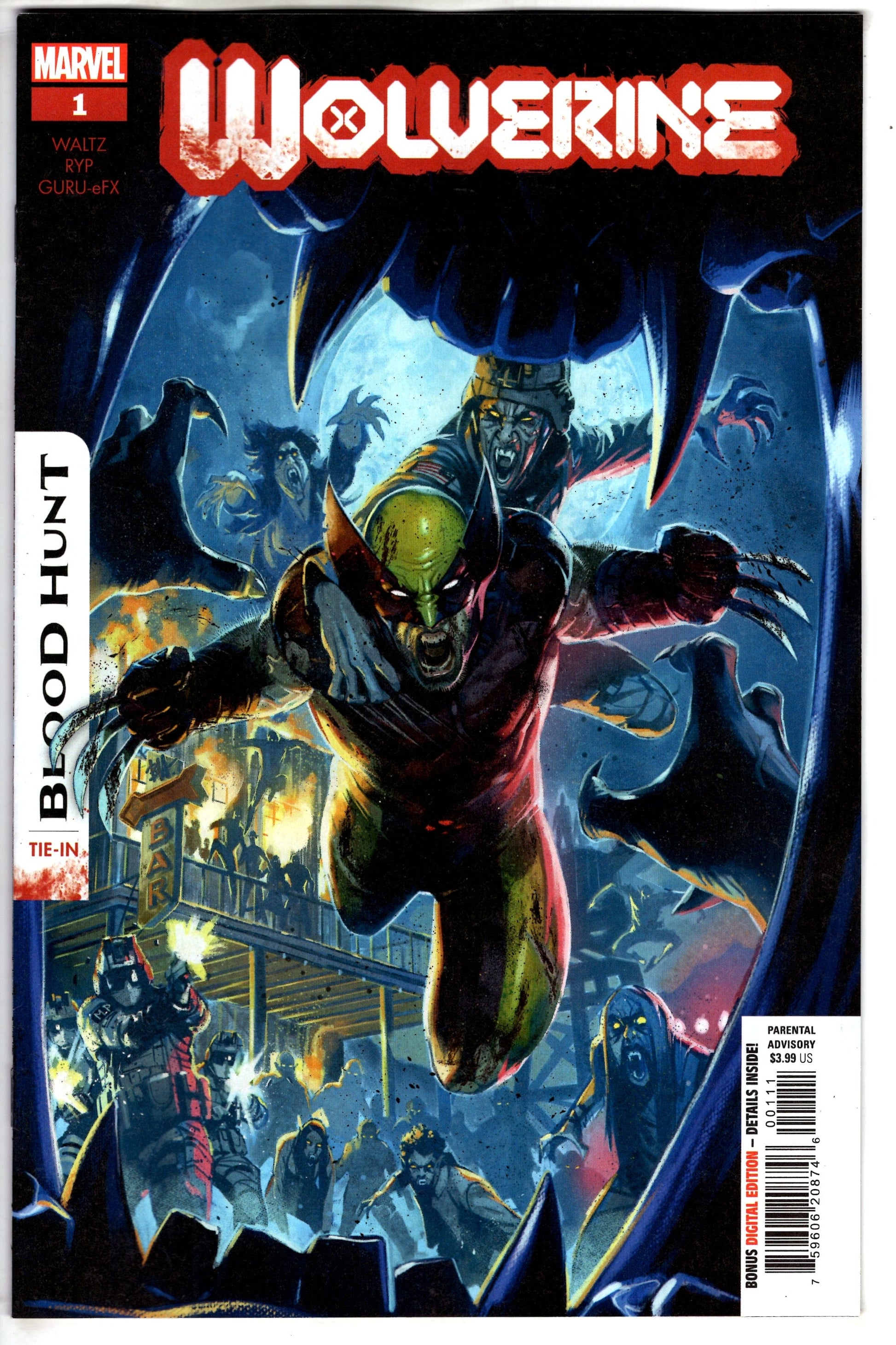 MARVEL PRH COMIC BOOK WOLVERINE BLOOD HUNT #1