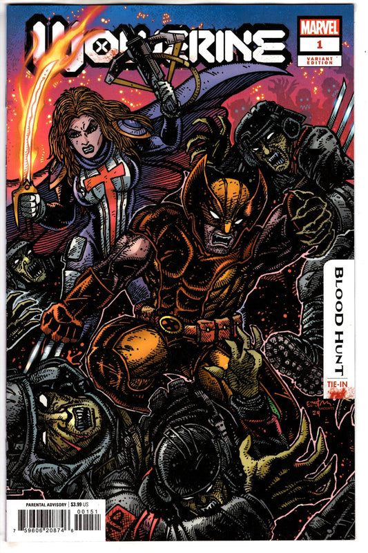 MARVEL PRH COMIC BOOK WOLVERINE BLOOD HUNT #1 KEVIN EASTMAN VAR