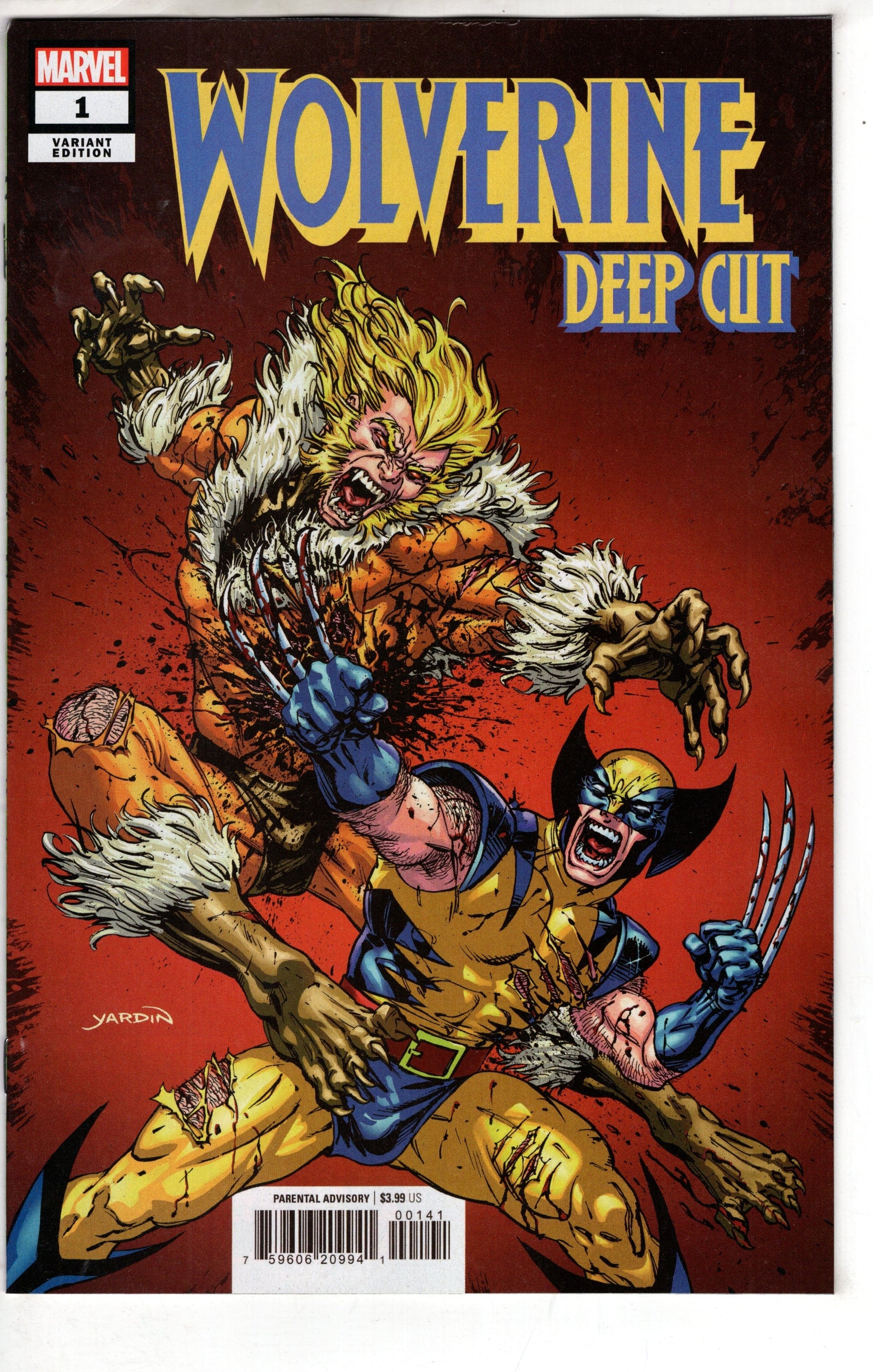 MARVEL PRH COMIC BOOK WOLVERINE DEEP CUT #1 DAVID YARDIN VAR