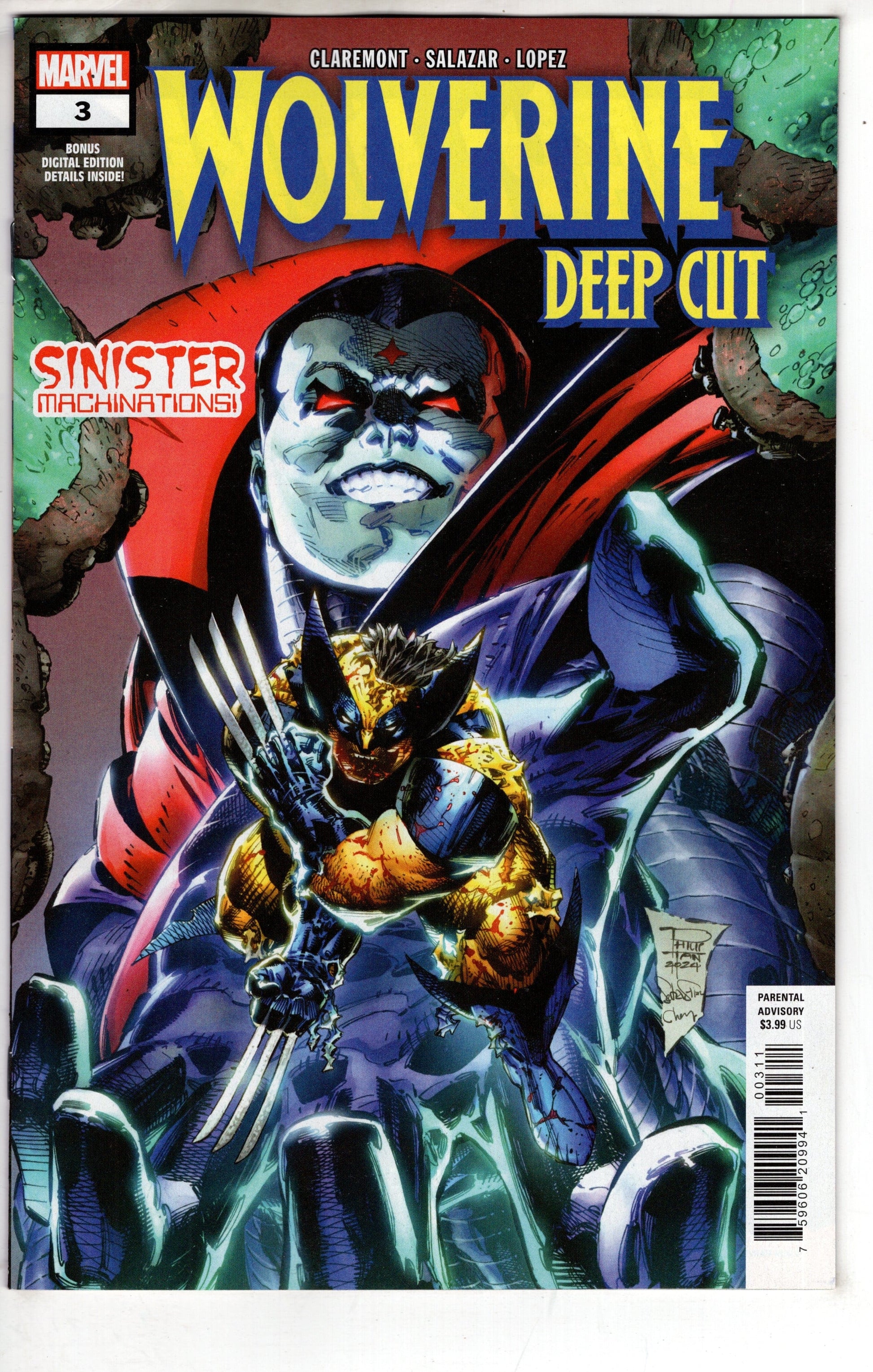MARVEL PRH COMIC BOOK WOLVERINE DEEP CUT #3 (OF 4)