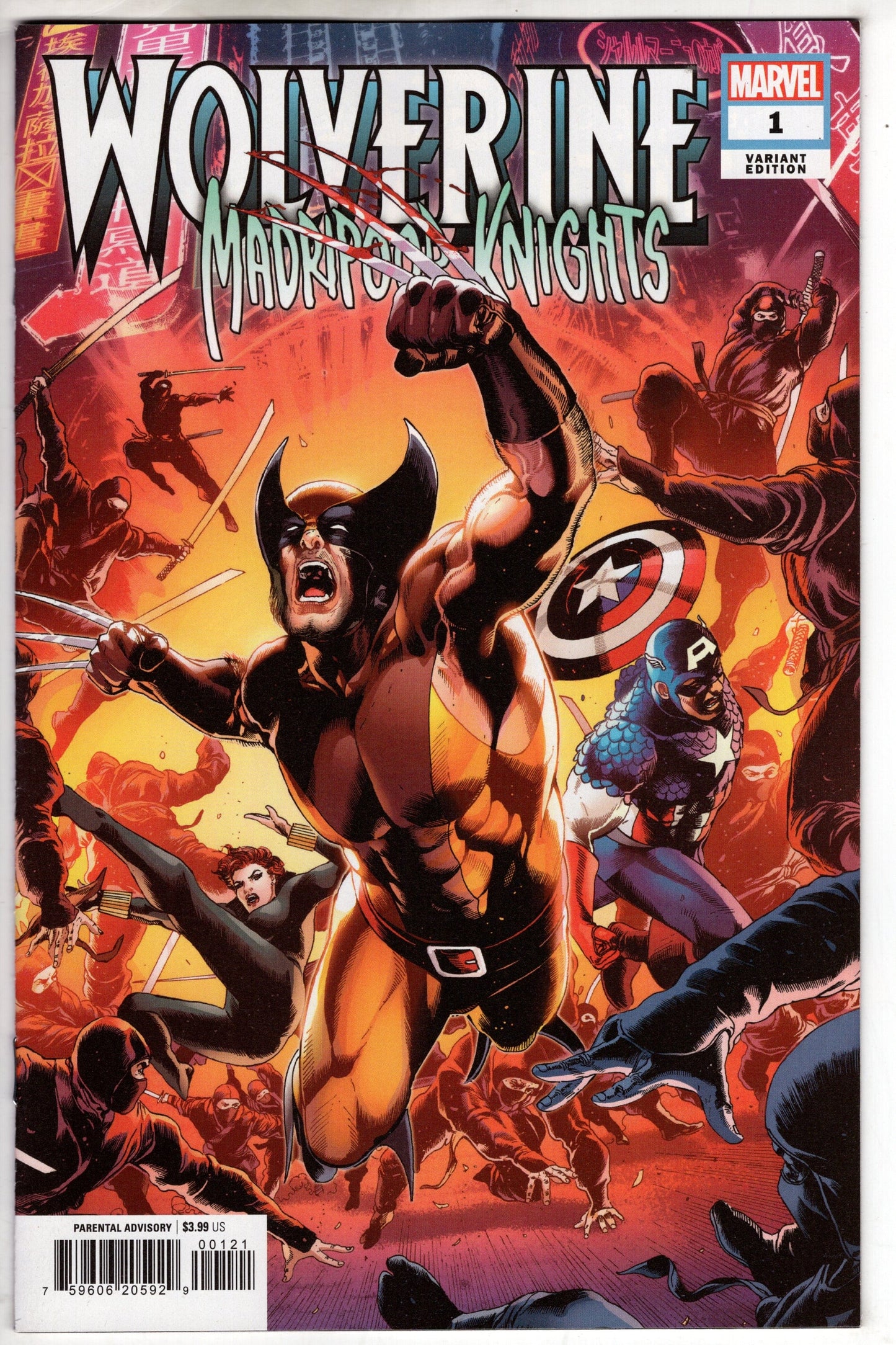 MARVEL PRH COMIC BOOK WOLVERINE MADRIPOOR KNIGHTS #1 CARLOS MAGNO VAR