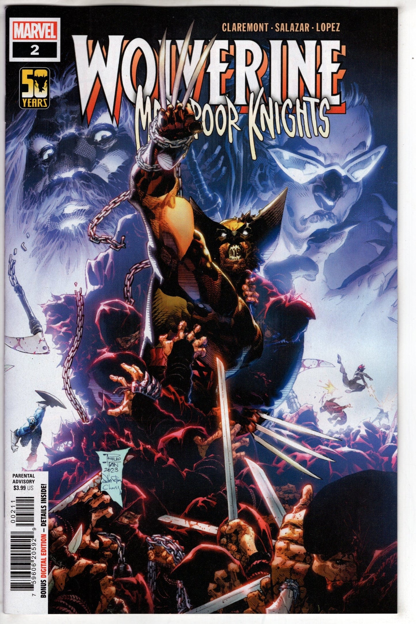 MARVEL PRH COMIC BOOK WOLVERINE MADRIPOOR KNIGHTS #2