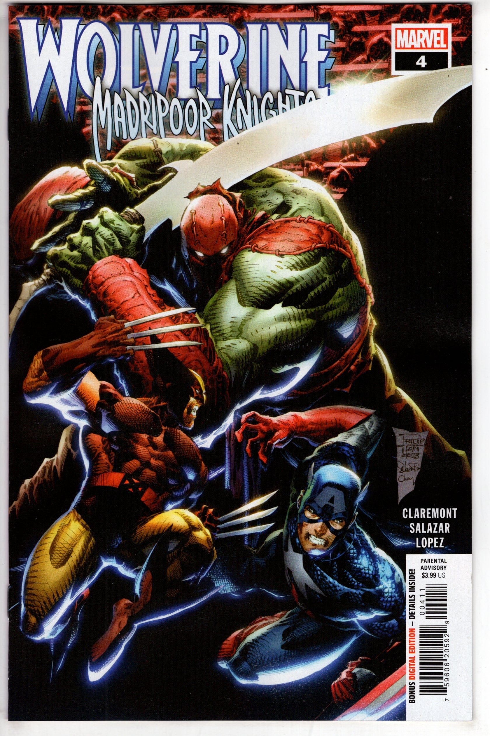 MARVEL PRH COMIC BOOK WOLVERINE MADRIPOOR KNIGHTS #4