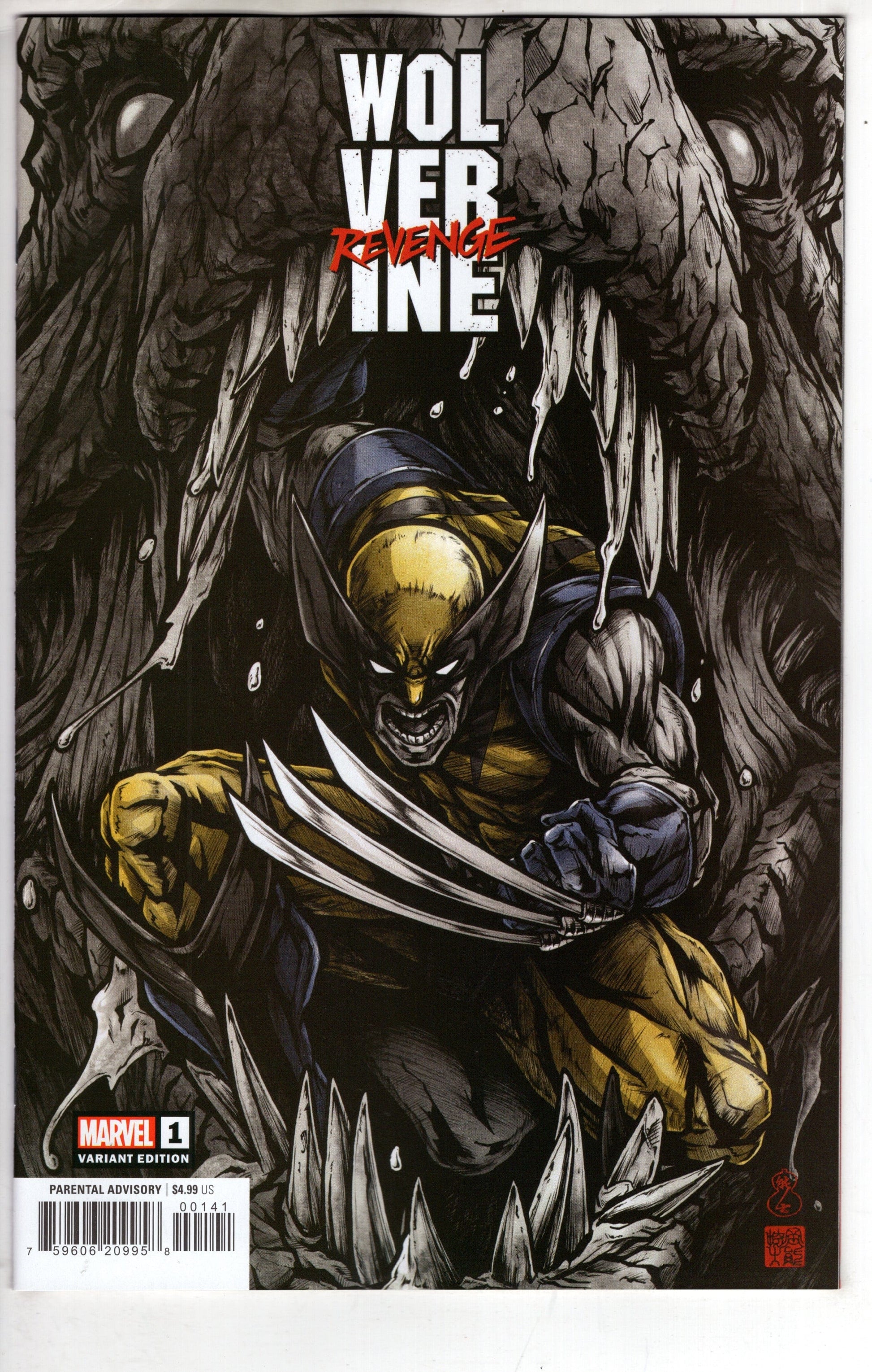 MARVEL PRH COMIC BOOK WOLVERINE REVENGE #1 (OF 5) TAKASHI OKAZAKI VAR