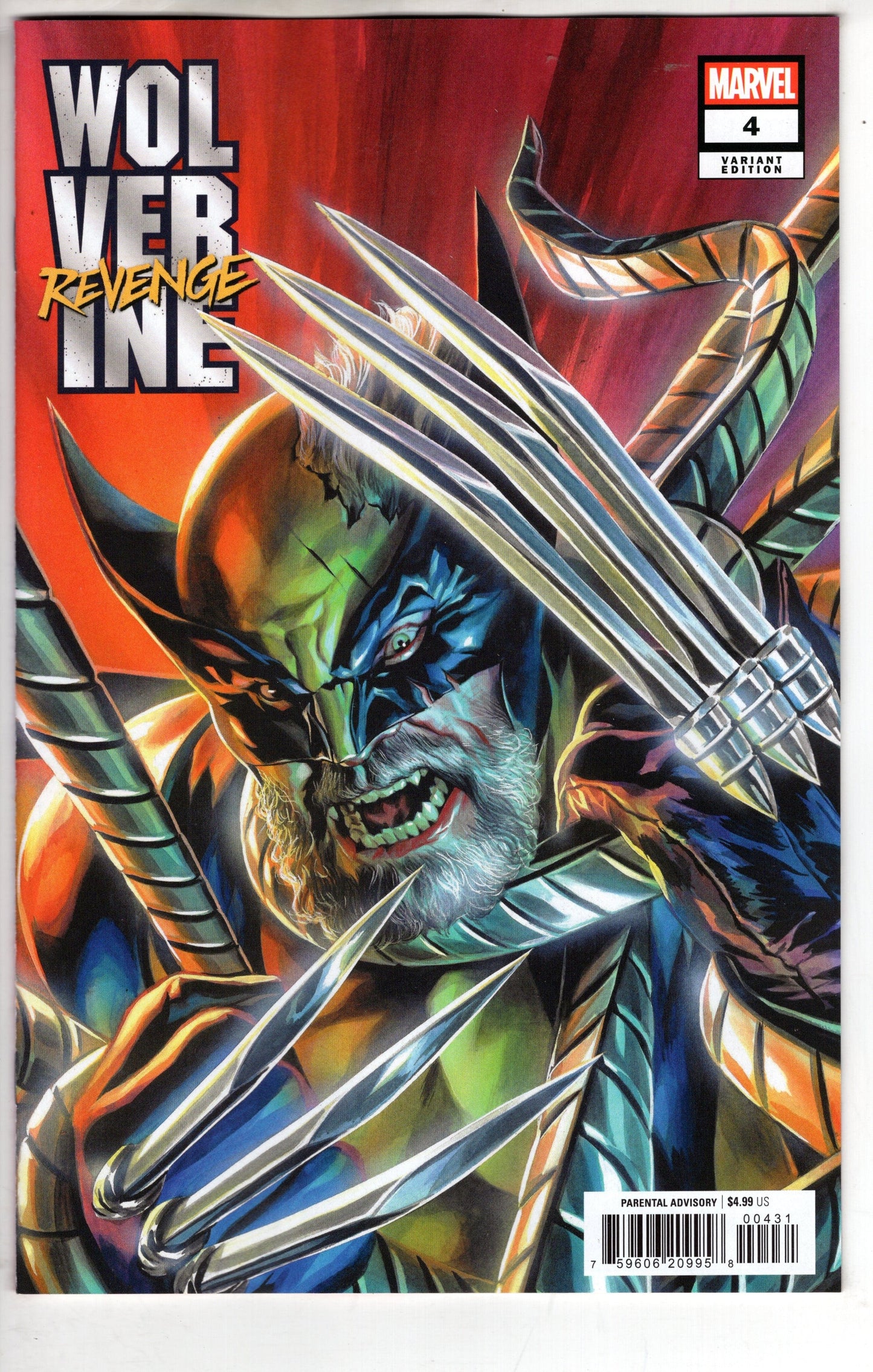 MARVEL PRH COMIC BOOK Wolverine: Revenge #4 Felipe Massafera Variant
