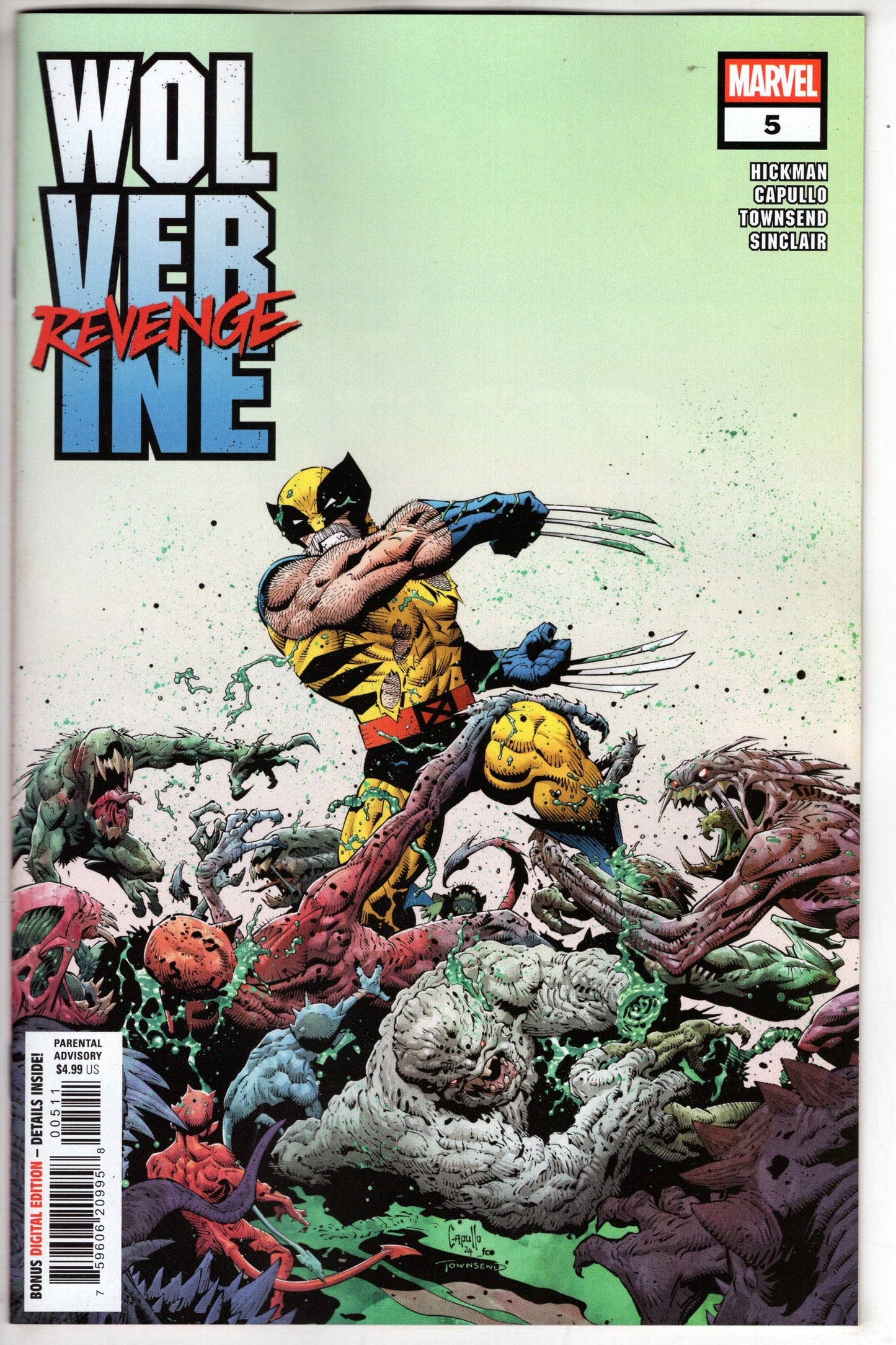 MARVEL PRH COMIC BOOK WOLVERINE REVENGE #5 (OF 5)