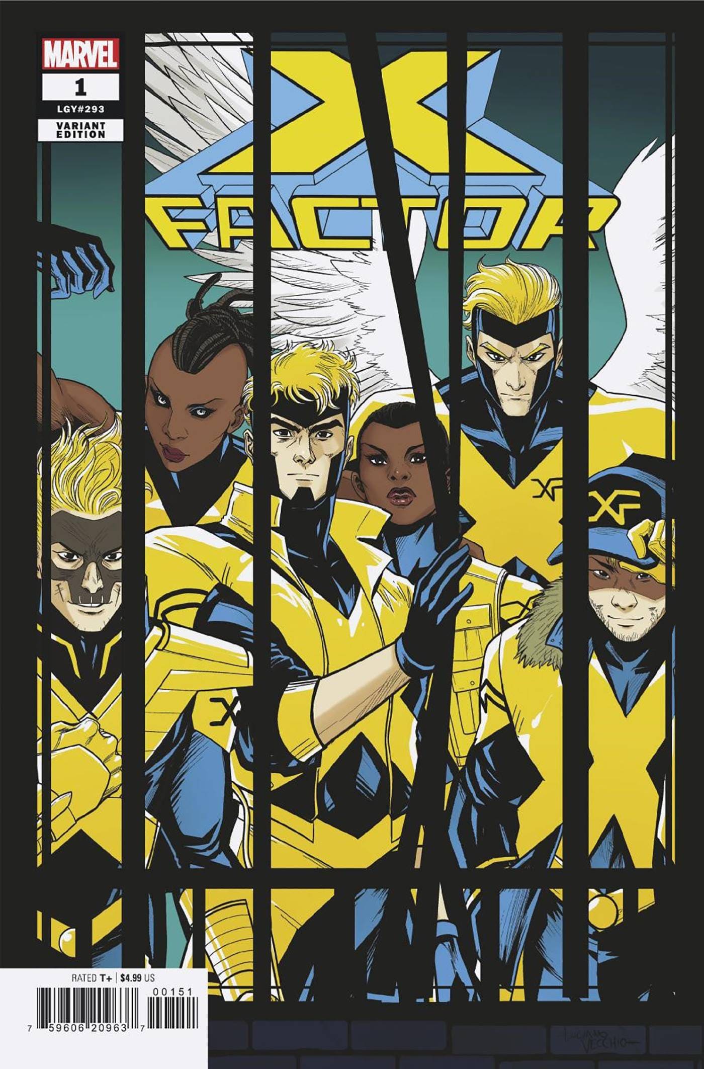 MARVEL PRH COMIC BOOK X-FACTOR #1 LUCIANO VECCHIO WINDOWSHADES VAR