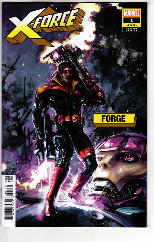 MARVEL PRH COMIC BOOK X-FORCE #1 CLAYTON CRAIN FORGE VAR
