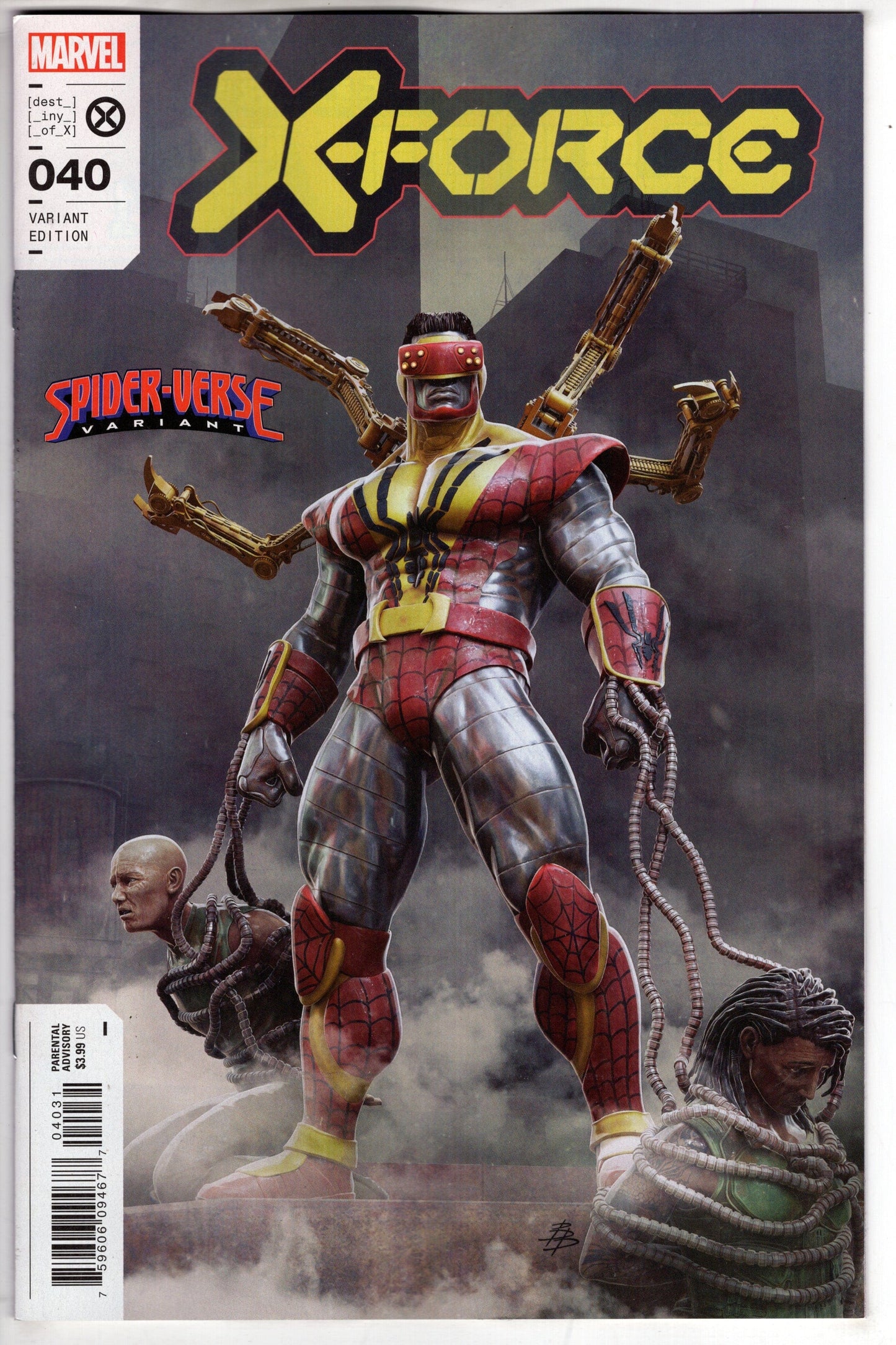 MARVEL PRH COMIC BOOK X-FORCE #40 BARENDS SPIDER-VERSE VAR