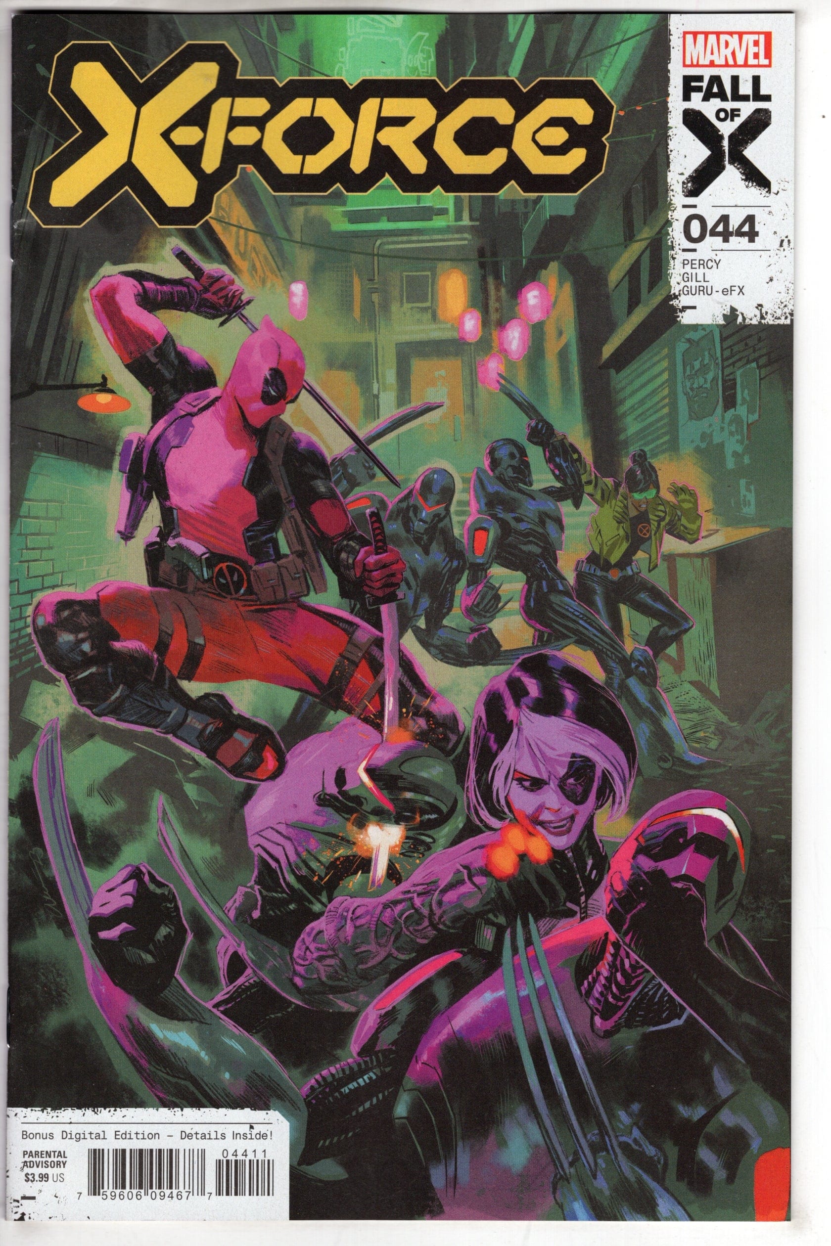 MARVEL PRH COMIC BOOK X-FORCE #44