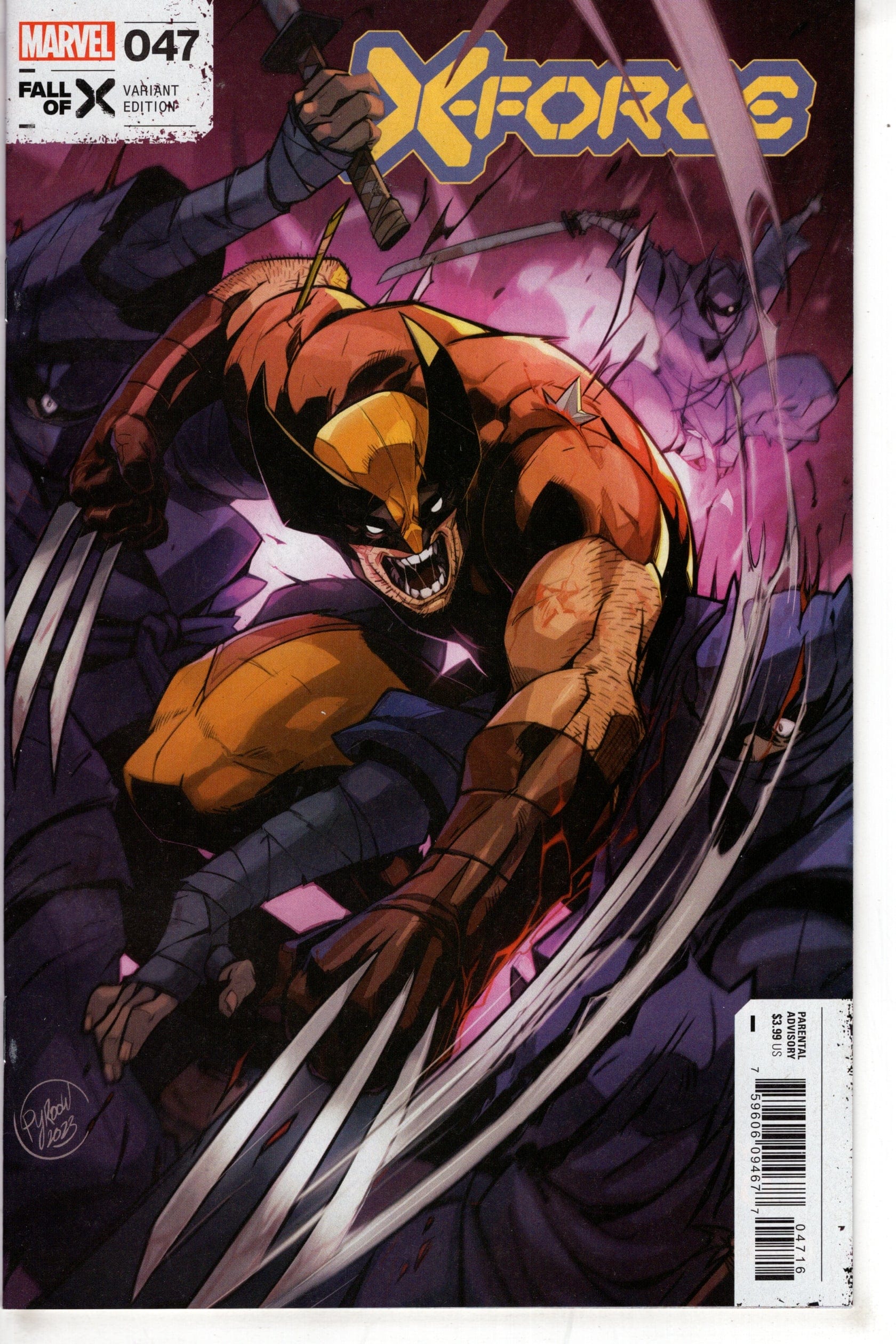 MARVEL PRH COMIC BOOK X-FORCE #47 VARIANT