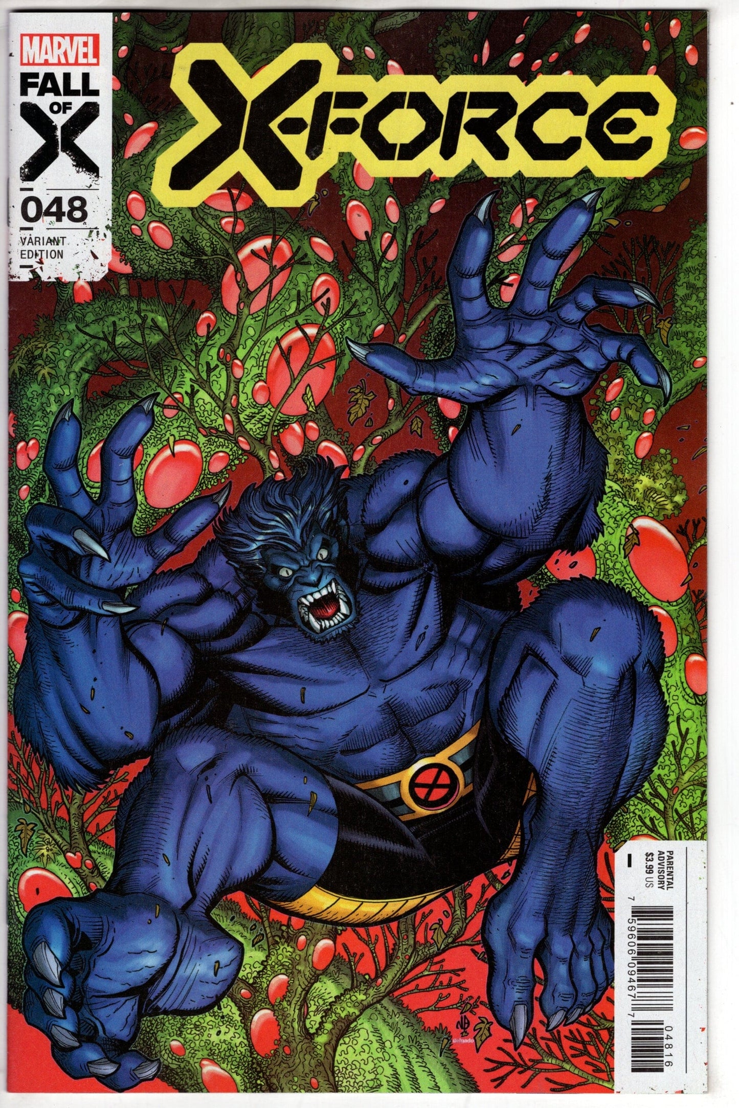 MARVEL PRH COMIC BOOK X-FORCE #48 25 COPY INCV NICK BRADSHAW VAR
