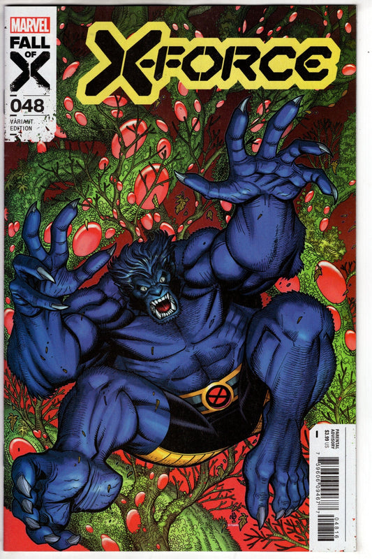 MARVEL PRH COMIC BOOK X-FORCE #48 25 COPY INCV NICK BRADSHAW VAR
