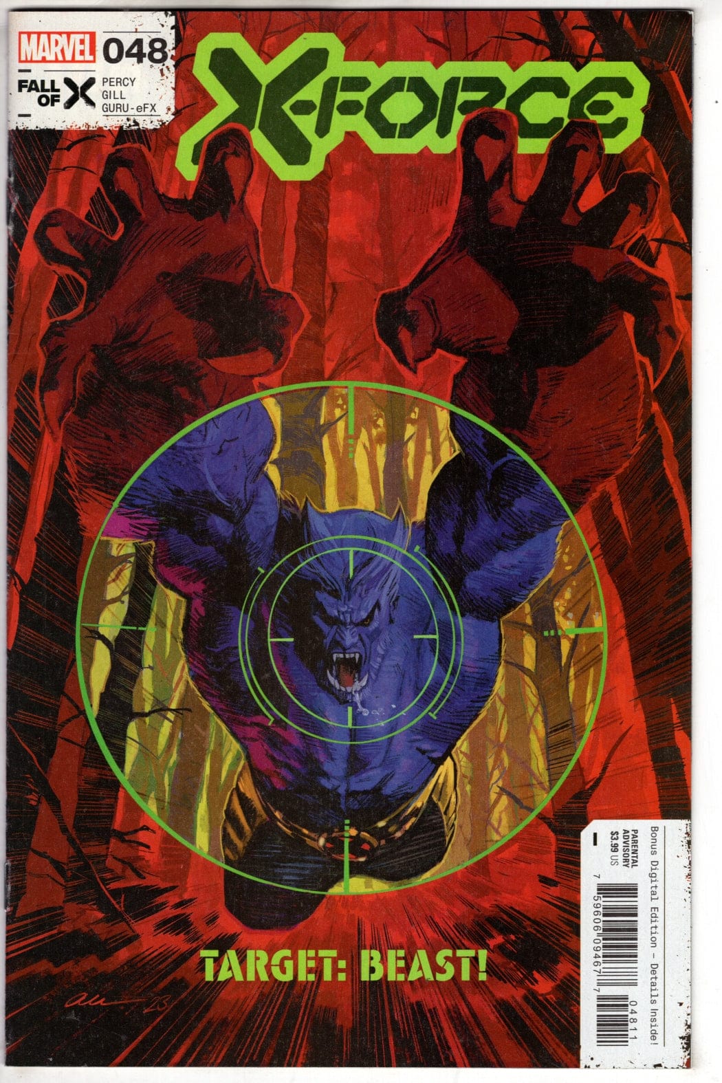 MARVEL PRH COMIC BOOK X-FORCE #48 [FN]