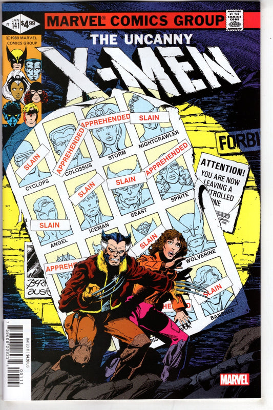 MARVEL PRH COMIC BOOK X-MEN #141 FACSIMILE EDITION