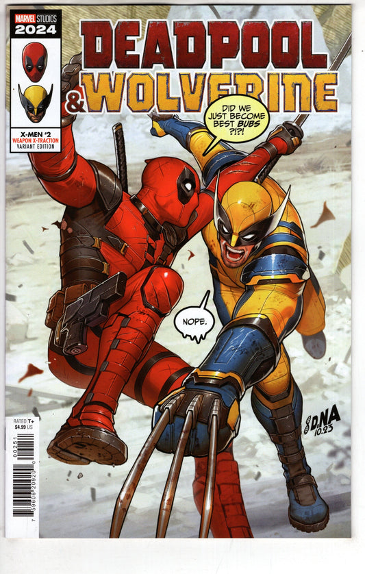 MARVEL PRH COMIC BOOK X-MEN #2 DAVID NAKAYAMA WEAPON X-TRACTION VAR