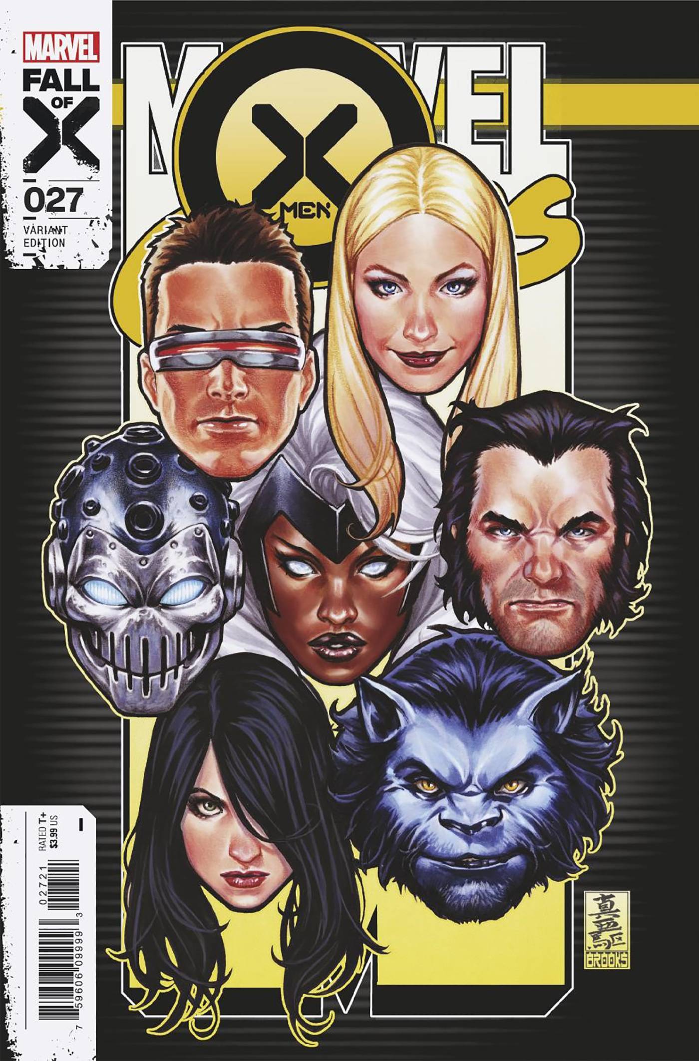 MARVEL PRH COMIC BOOK X-MEN #27 MARK BROOKS CORNER BOX VAR (VF/NM)