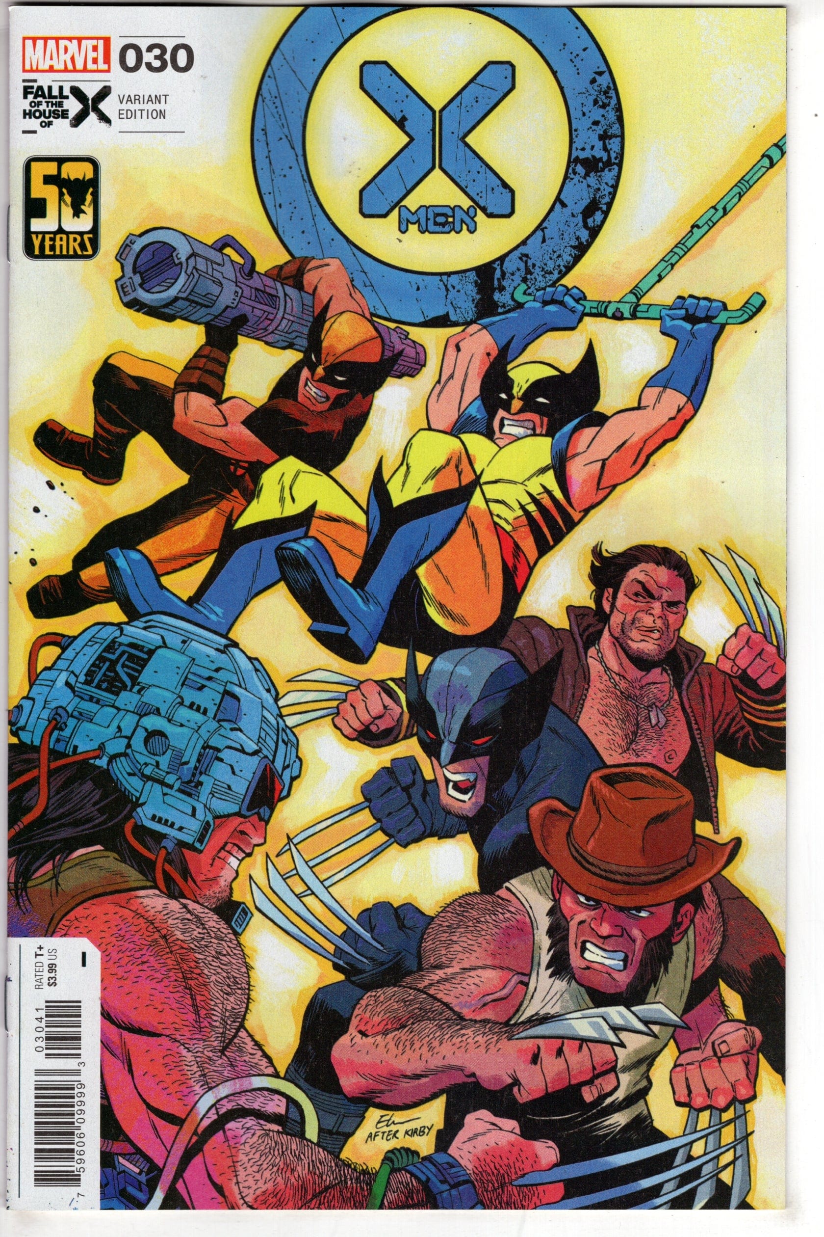 MARVEL PRH COMIC BOOK X-MEN #30 ETHAN YOUNG WOLVERINE WOLVERINE WOLVERINE VAR