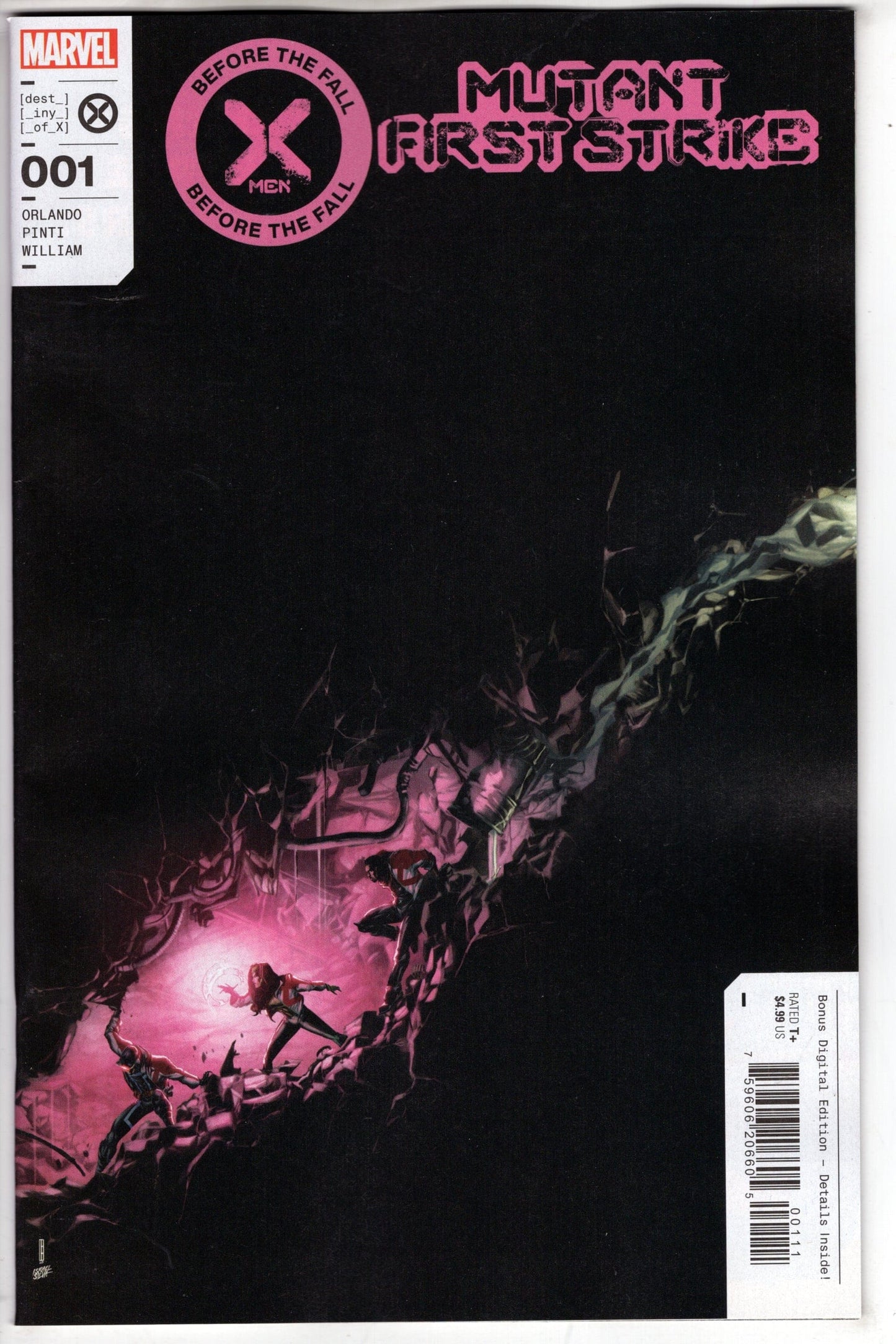 MARVEL PRH COMIC BOOK X-MEN BEFORE FALL MUTANTS FIRST STRIKE #1