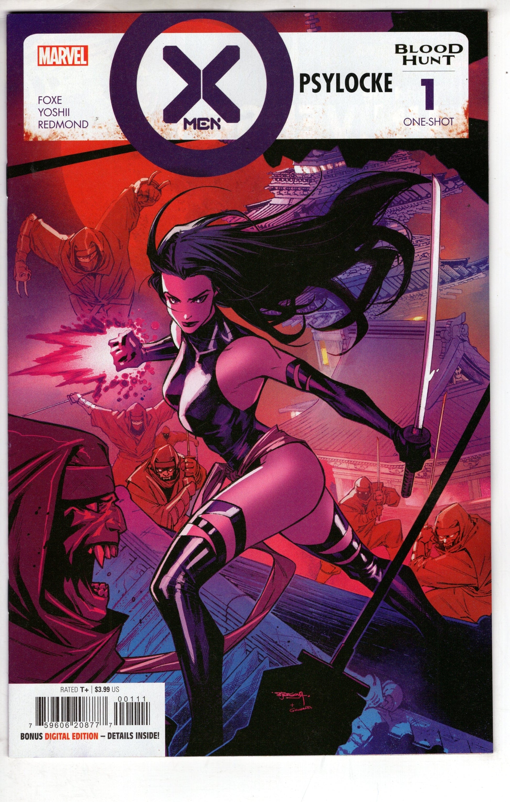 MARVEL PRH COMIC BOOK X-MEN BLOOD HUNT PSYLOCKE #1
