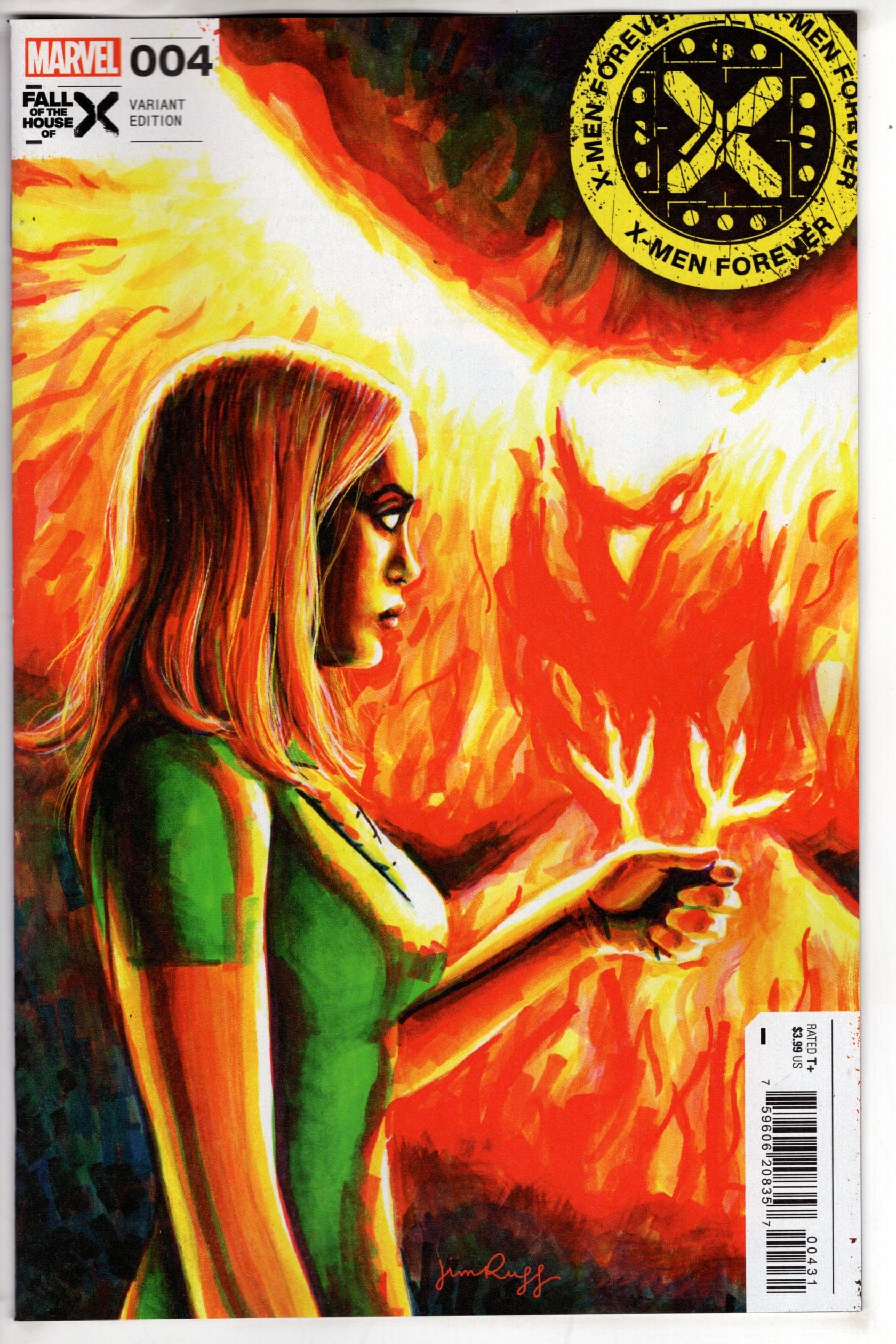 MARVEL PRH COMIC BOOK X-MEN FOREVER #4 JIM RUGG VAR