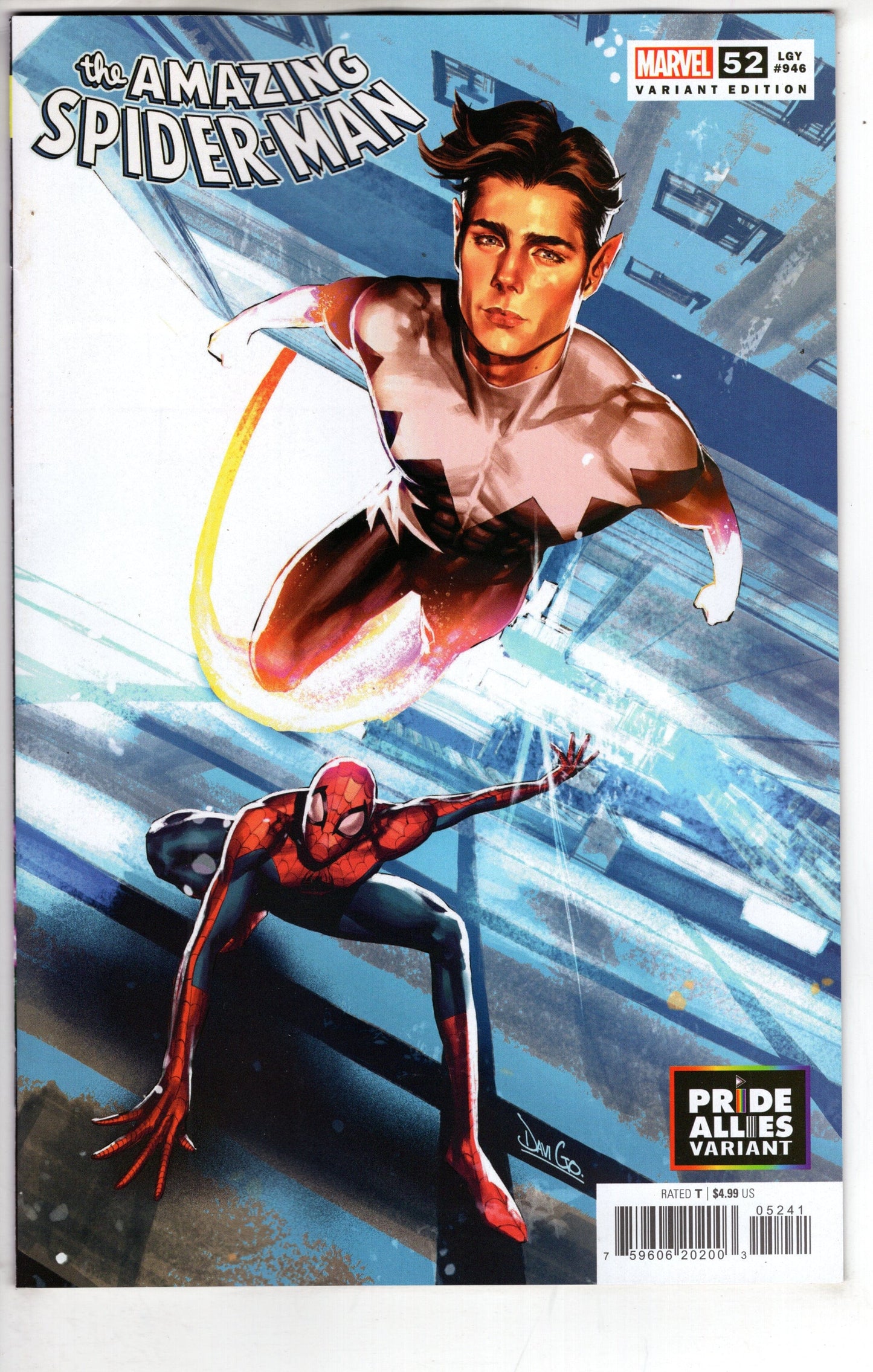 MARVEL PRH COMIC BOOKS AMAZING SPIDER-MAN #52 DAVI GO PRIDE ALLIES VAR