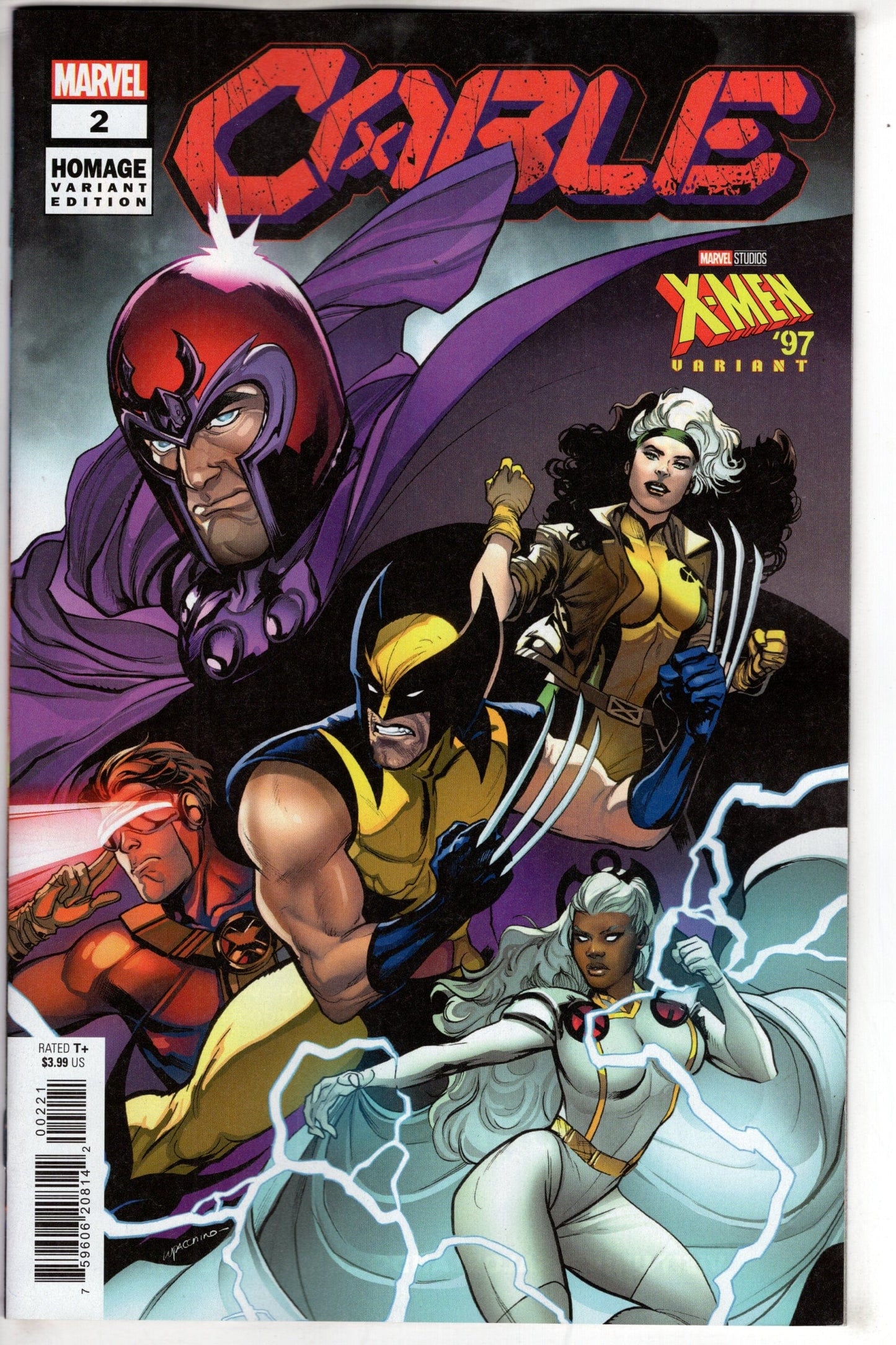 MARVEL PRH COMIC BOOKS CABLE #2 EMA LUPACCHINO X-MEN 97 HOMAGE VAR