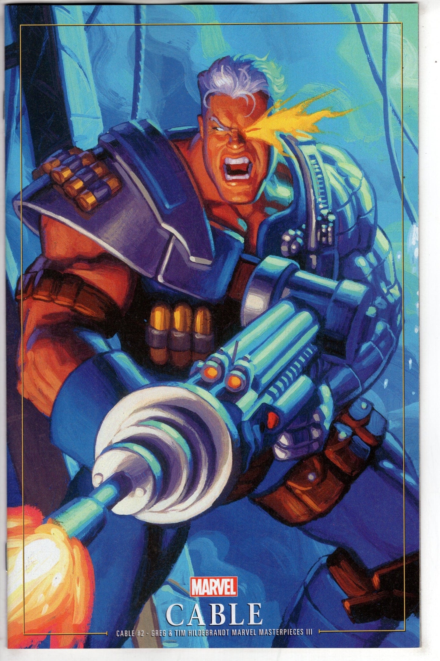 MARVEL PRH COMIC BOOKS CABLE #2 GREG AND TIM HILDEBRANDT CABLE MMP III VAR