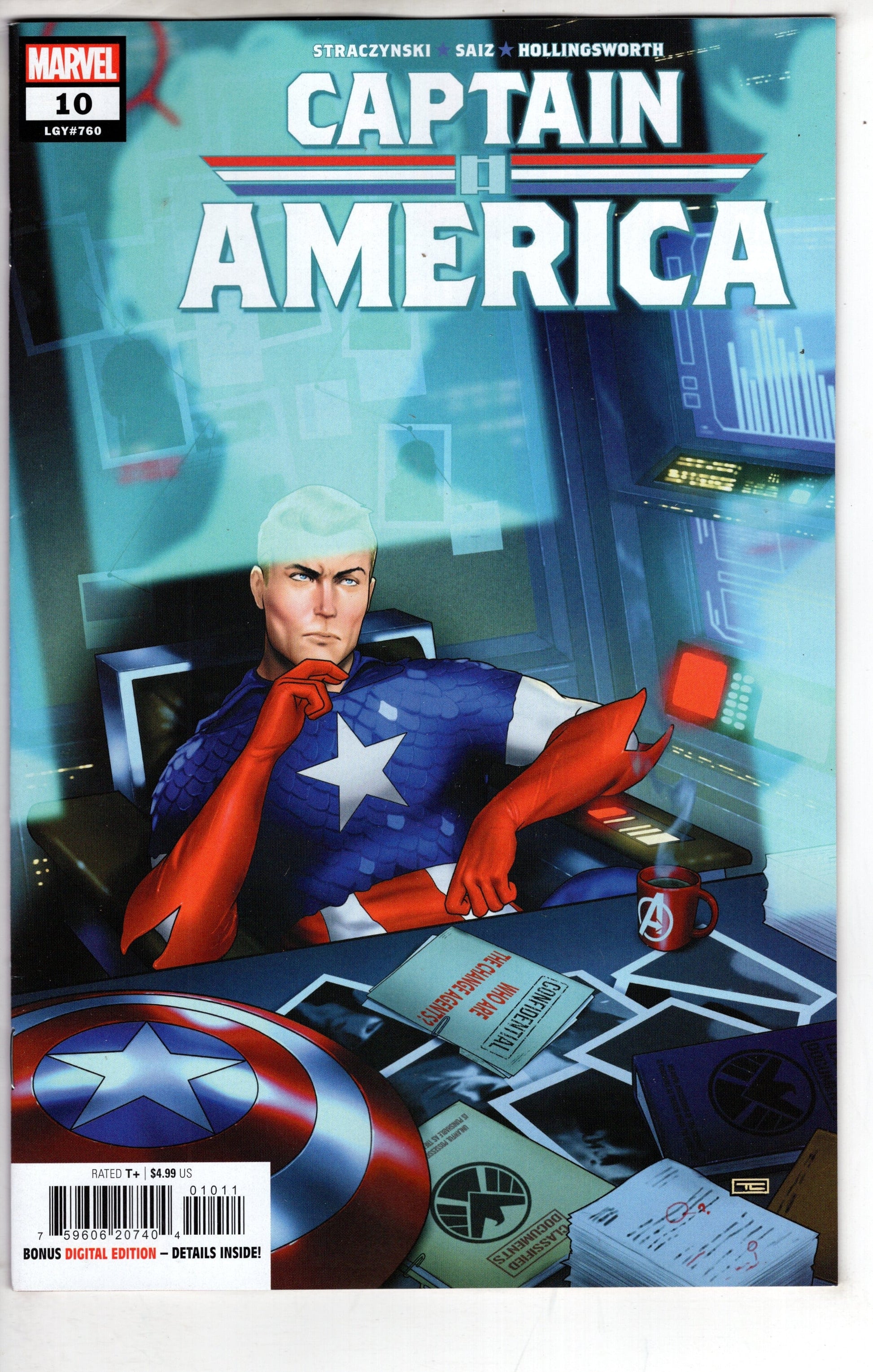 MARVEL PRH COMIC BOOKS CAPTAIN AMERICA #10