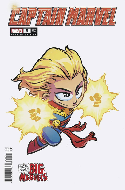 MARVEL PRH COMIC BOOKS CAPTAIN MARVEL #9 SKOTTIE YOUNG BIG MARVEL VAR